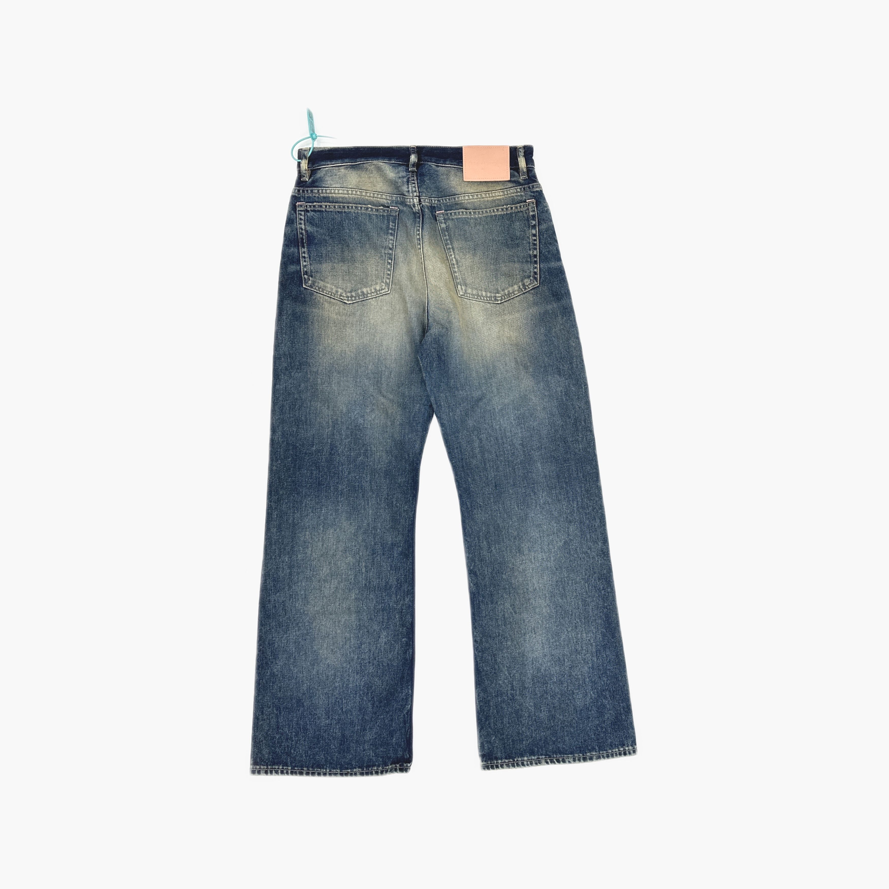 Acne Studios Acne Studios 2021M Indigo Wide Leg Jeans 31 Size US 31 - 3 Thumbnail