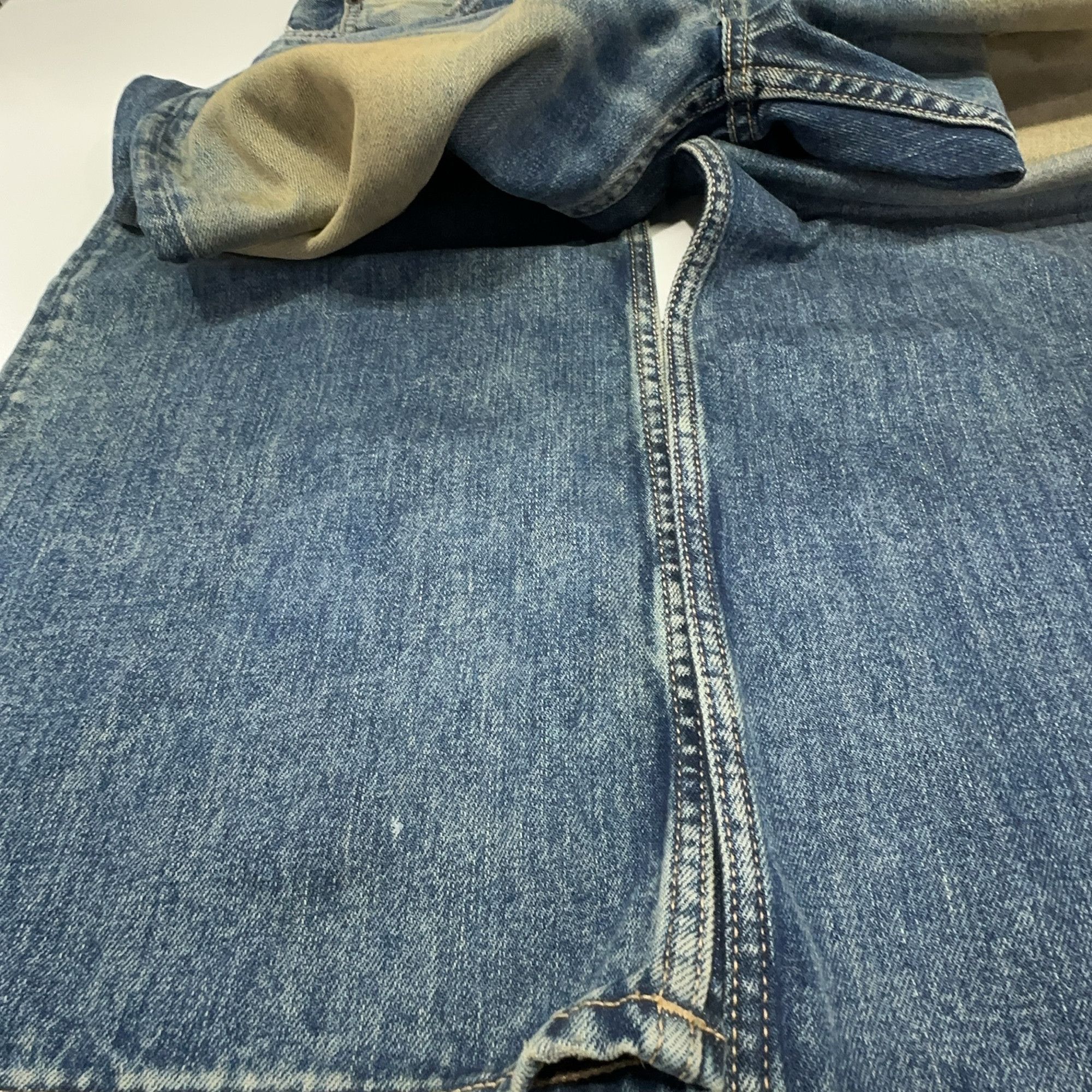 Acne Studios Acne Studios 2021M Indigo Wide Leg Jeans 31 Size US 31 - 8 Thumbnail