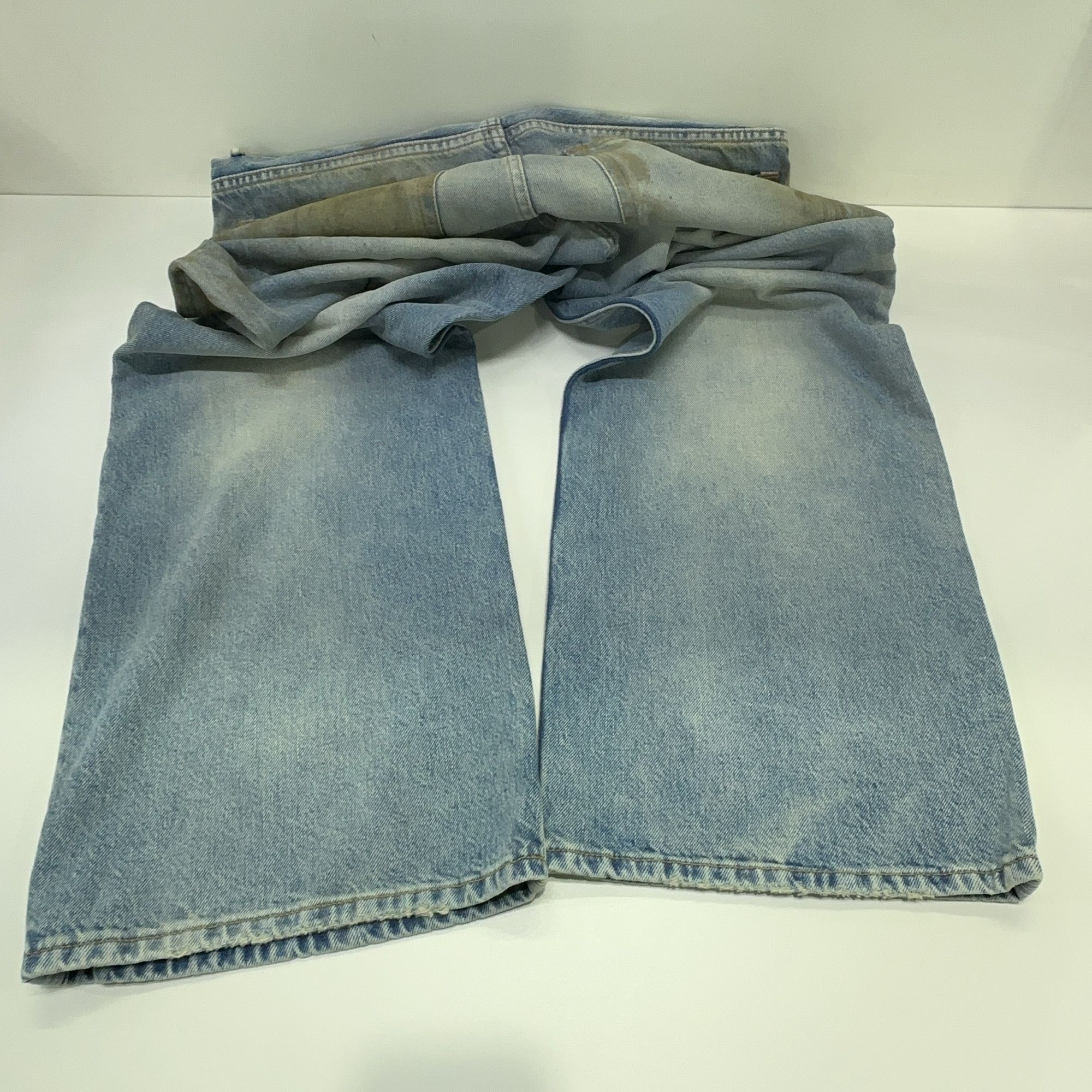 Acne Studios Acne Studios 2021M Distressed Mud Wash Jeans 34/32 Size US 32 / EU 48 - 11 Thumbnail