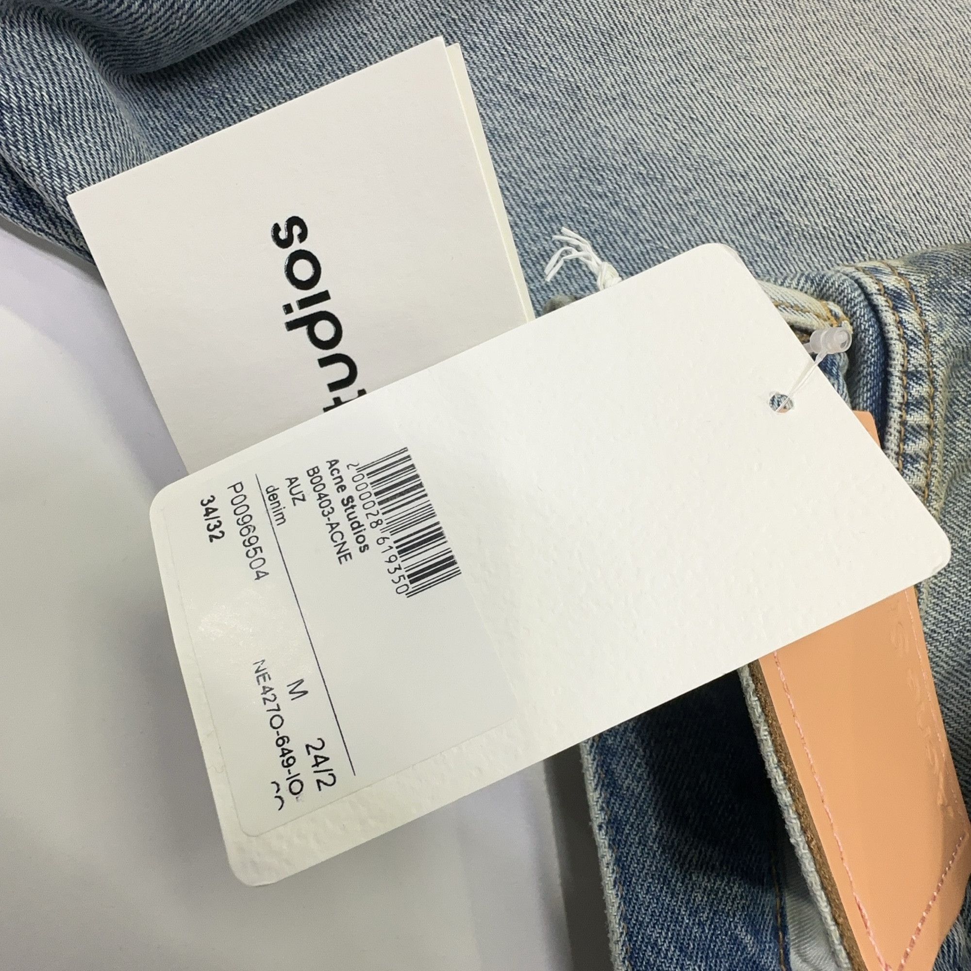 Acne Studios Acne Studios 2021M Distressed Mud Wash Jeans 34/32 Size US 32 / EU 48 - 5 Thumbnail