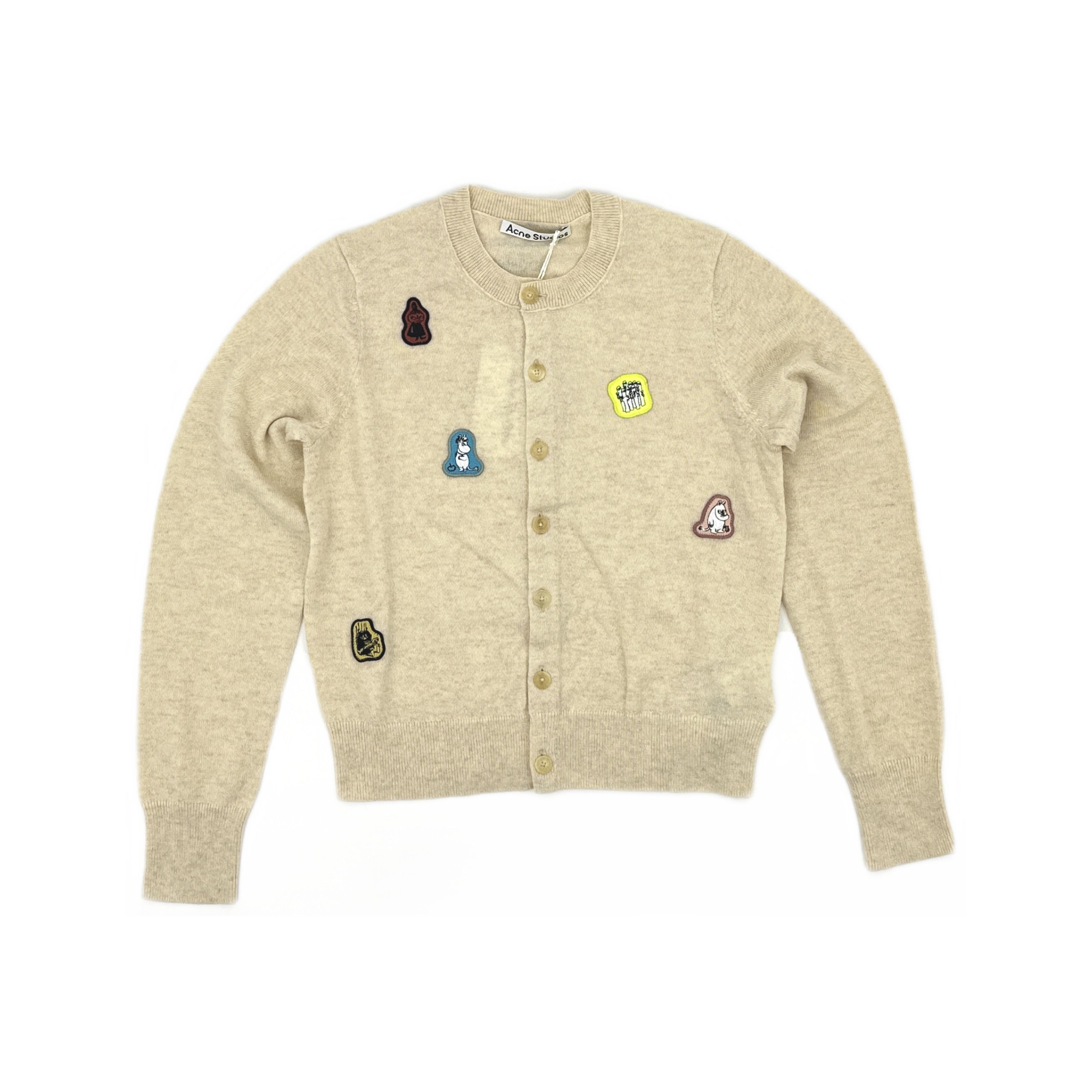 Acne Studios Acne Studios x Moomin Patched Wool Cardigan Size S Size S / US 4 / IT 40 - 2 Thumbnail