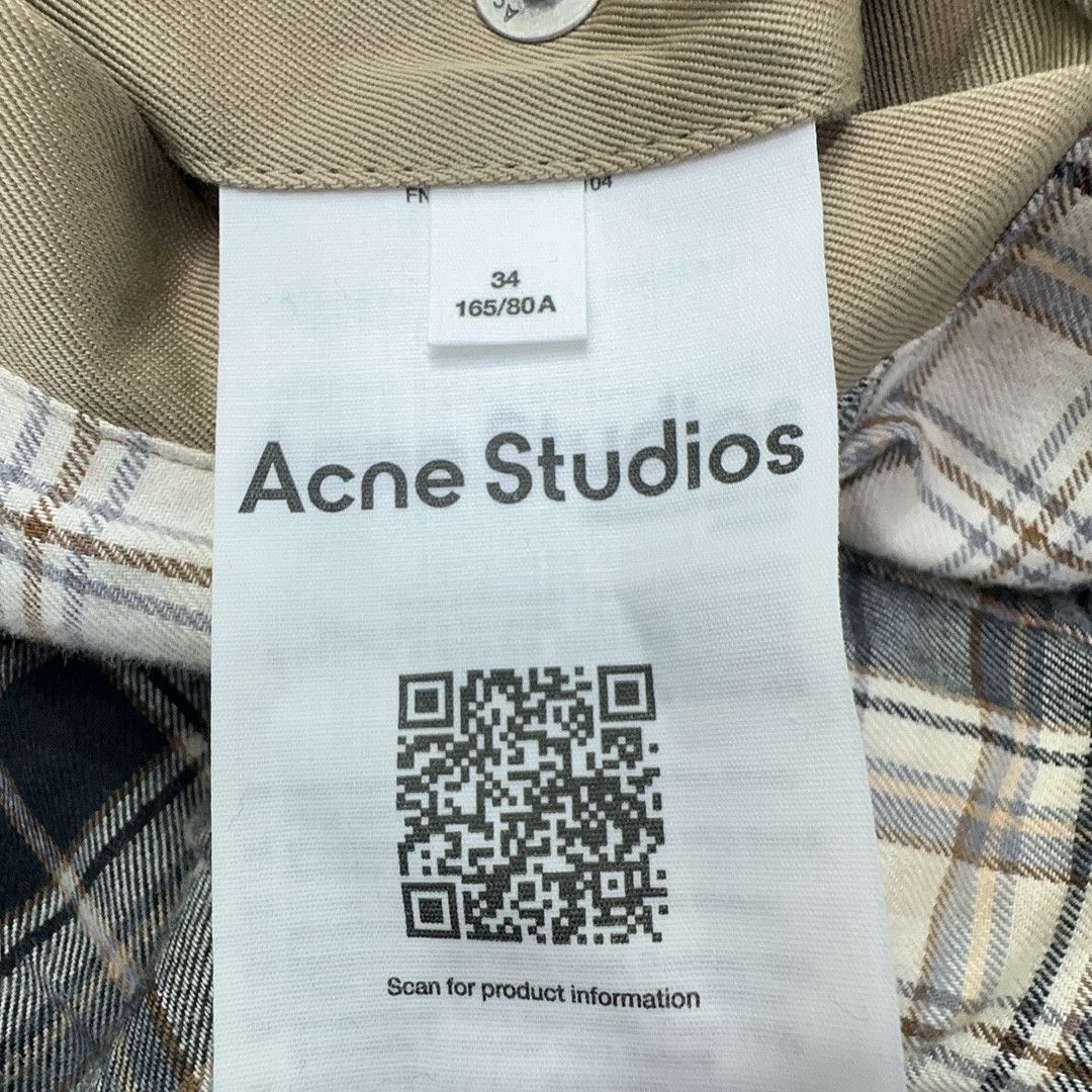Acne Studios Acne Studios Double Breasted Cotton Jacket Size 34 Size XS / US 0-2 / IT 36-38 - 5 Thumbnail