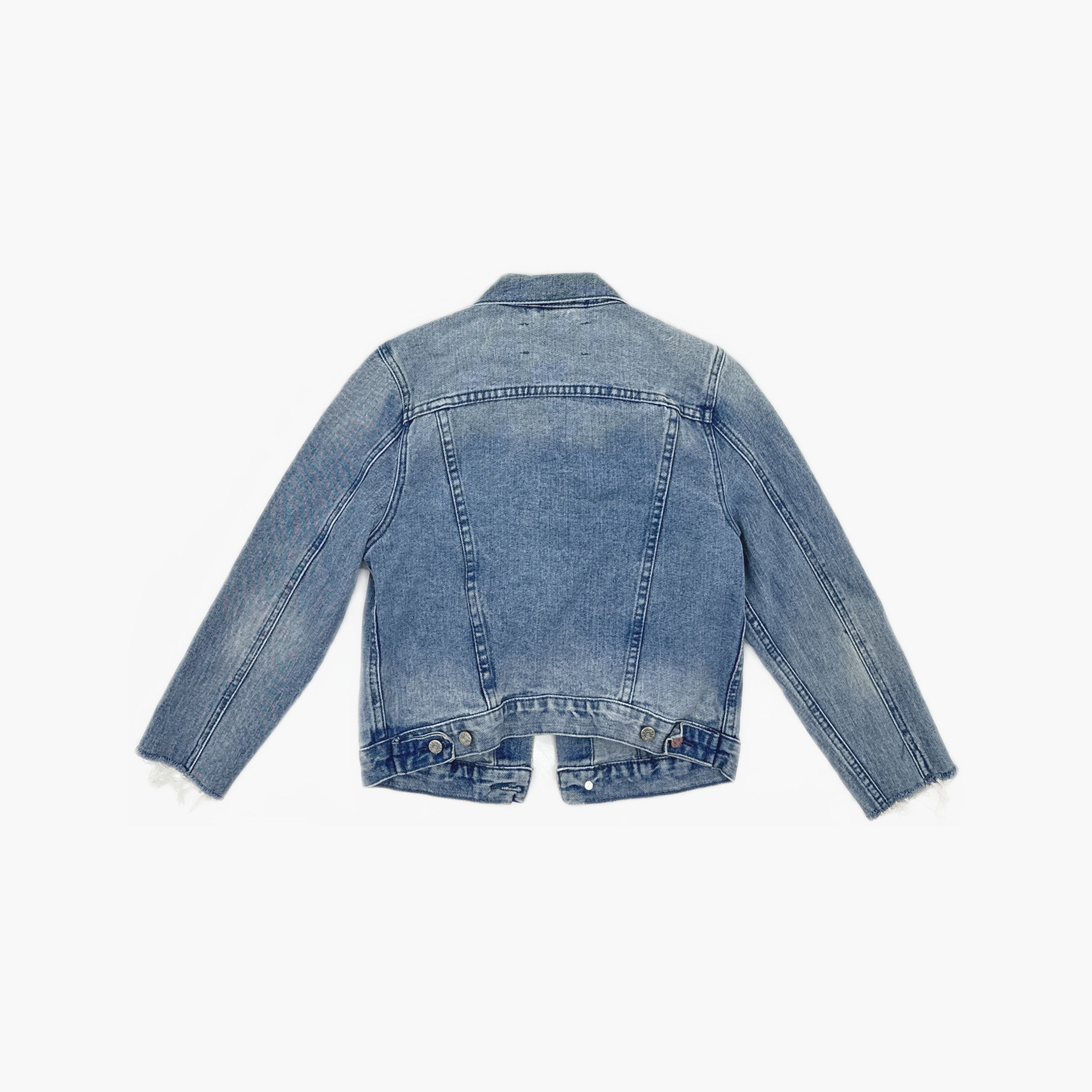 Acne Studios Acne Studios Distressed Denim Jacket 38 Size S / US 4 / IT 40 - 3 Thumbnail