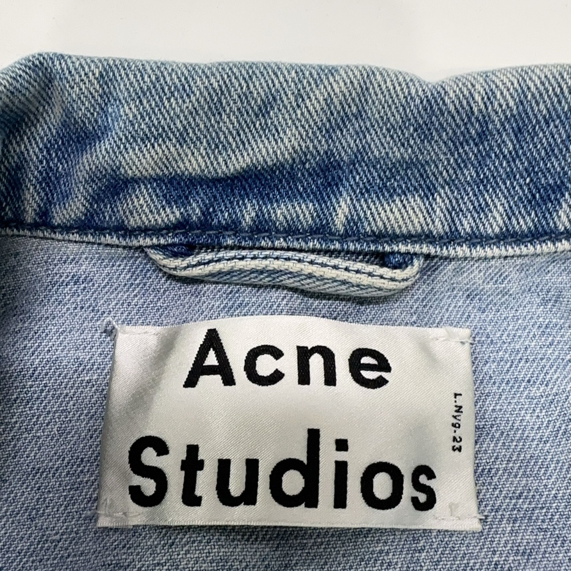 Acne Studios Acne Studios Distressed Denim Jacket 38 Size S / US 4 / IT 40 - 5 Thumbnail