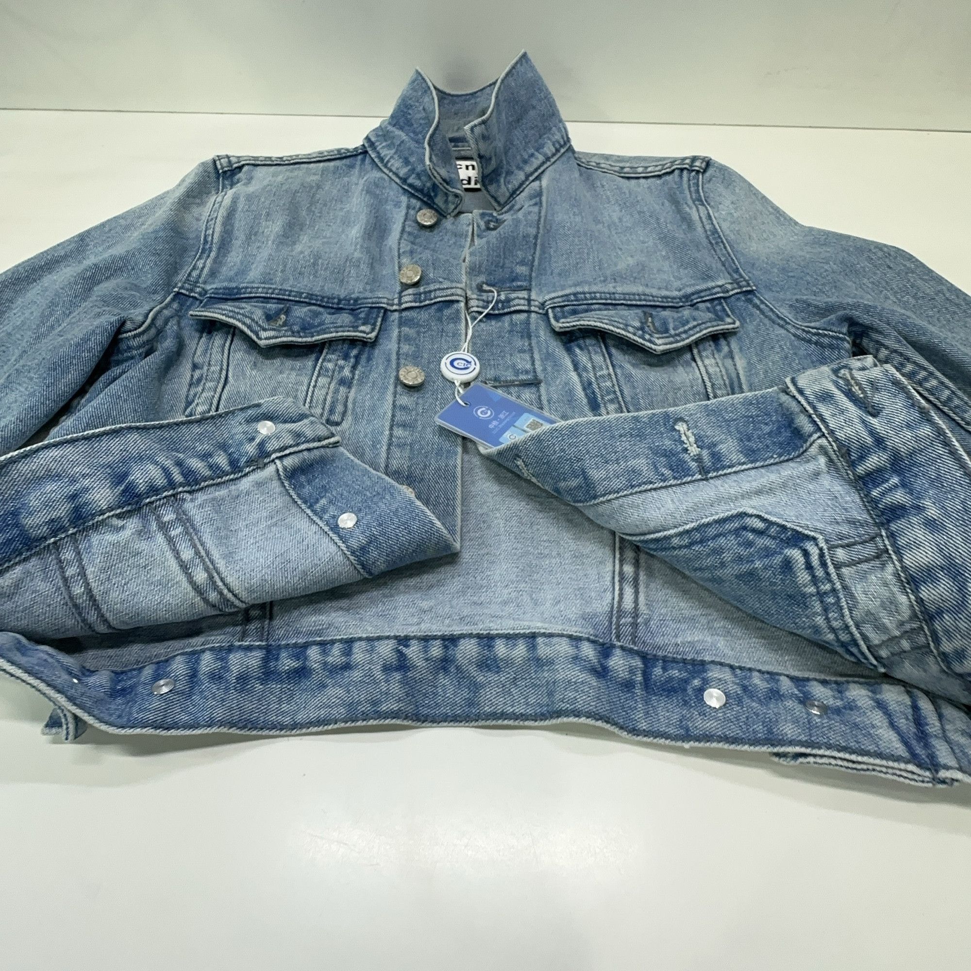 Acne Studios Acne Studios Distressed Denim Jacket 38 Size S / US 4 / IT 40 - 8 Thumbnail