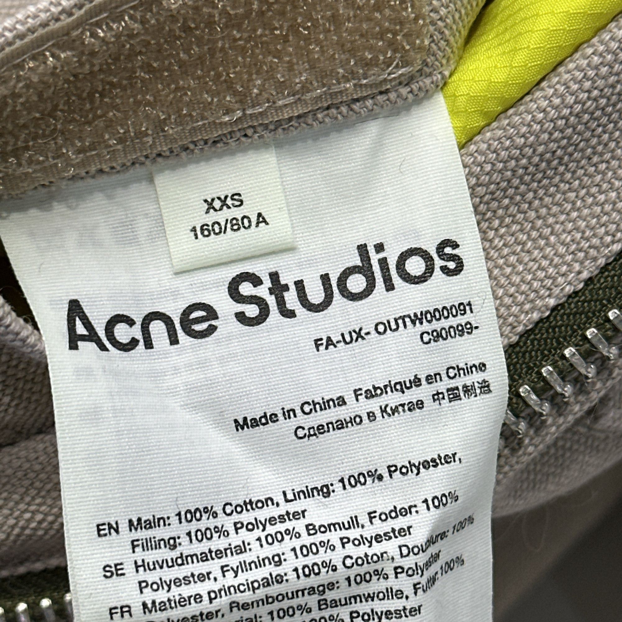 Acne Studios Acne Studios SS22 Face Patch Hooded Jacket XXS Size US XXS / EU 40 - 5 Thumbnail