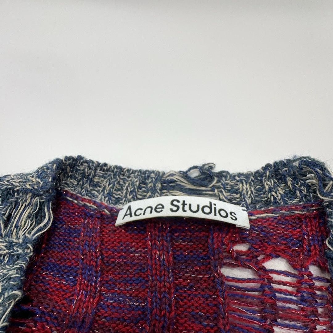 Acne Studios Acne Studios Distressed Multi Sweater XS Size US XS / EU 42 / 0 - 4 Thumbnail
