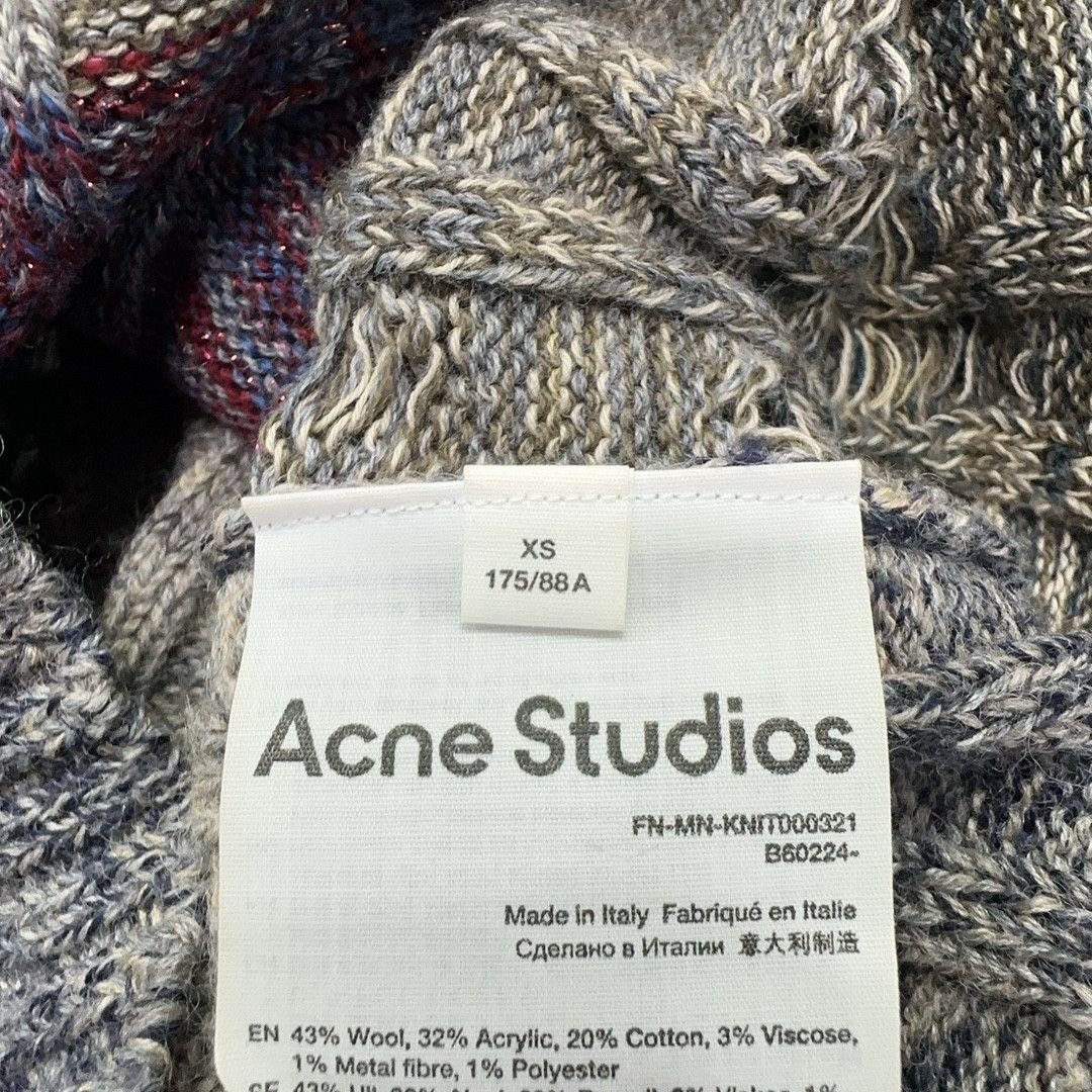 Acne Studios Acne Studios Distressed Multi Sweater XS Size US XS / EU 42 / 0 - 5 Thumbnail