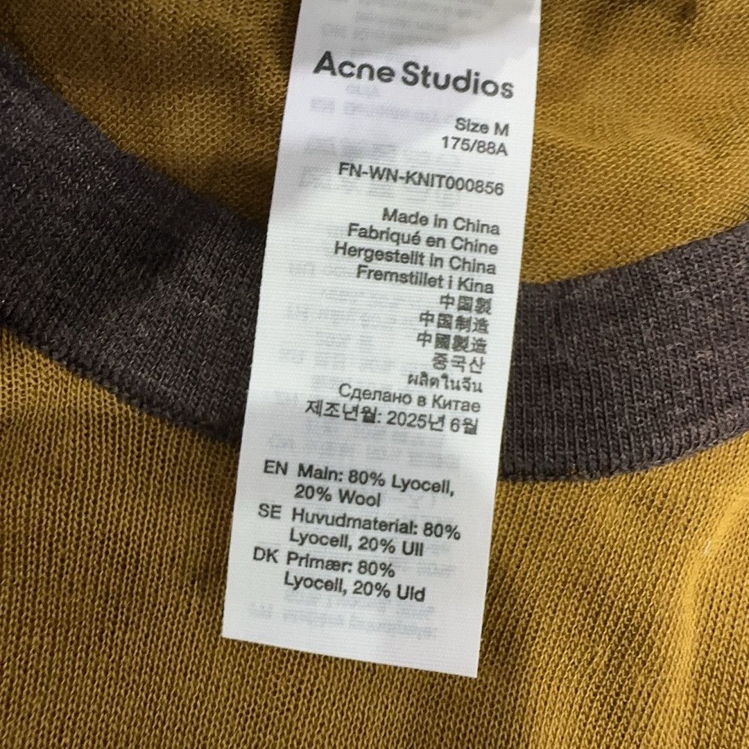 Acne Studios Acne Studios Two-Tone Raglan Long Sleeve T-Shirt M Size M / US 6-8 / IT 42-44 - 5 Thumbnail