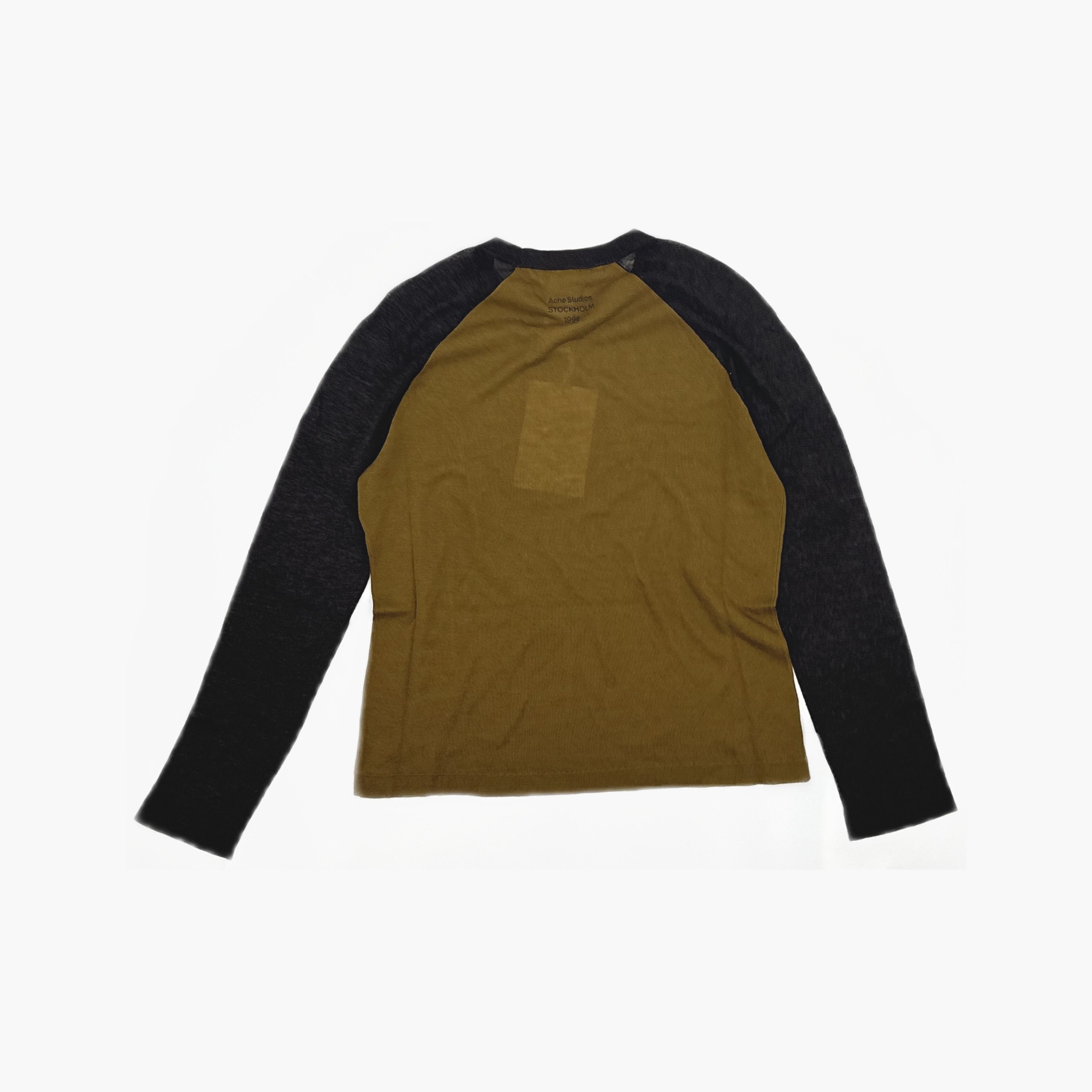 Acne Studios Acne Studios Two-Tone Raglan Long Sleeve T-Shirt M Size M / US 6-8 / IT 42-44 - 3 Thumbnail