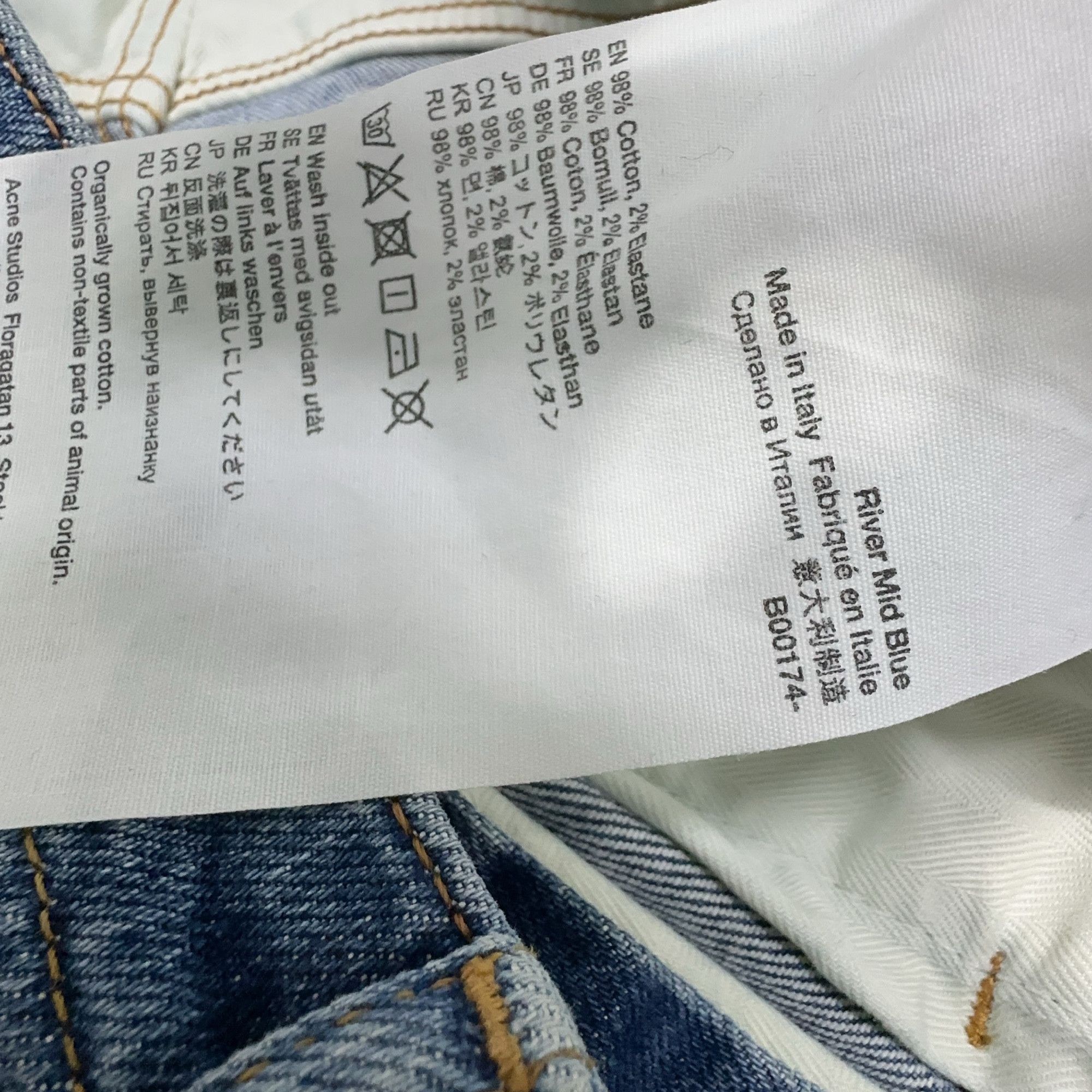Acne Studios Acne Studios Mid Blue Jeans 31 Size US 31 - 6 Thumbnail