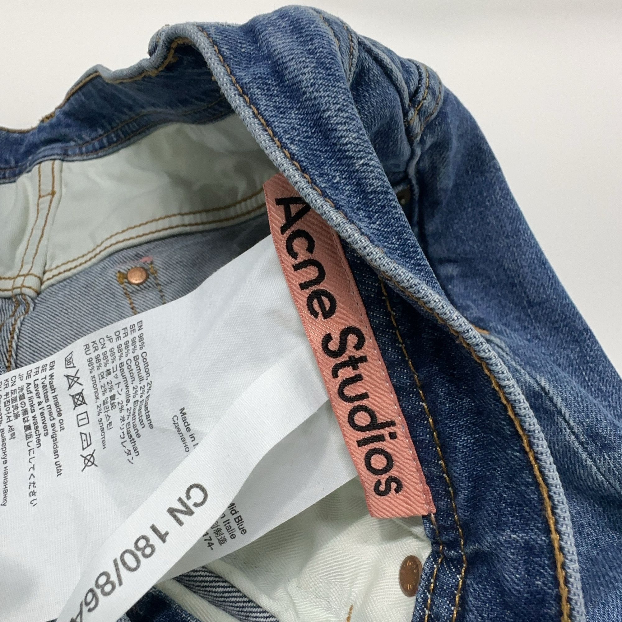 Acne Studios Acne Studios Mid Blue Jeans 31 Size US 31 - 5 Thumbnail