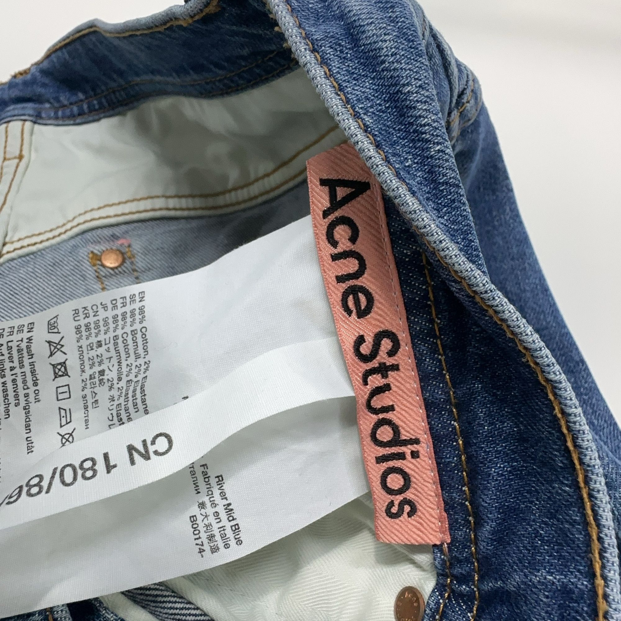Acne Studios Acne Studios Mid Blue Jeans 31 Size US 31 - 7 Thumbnail