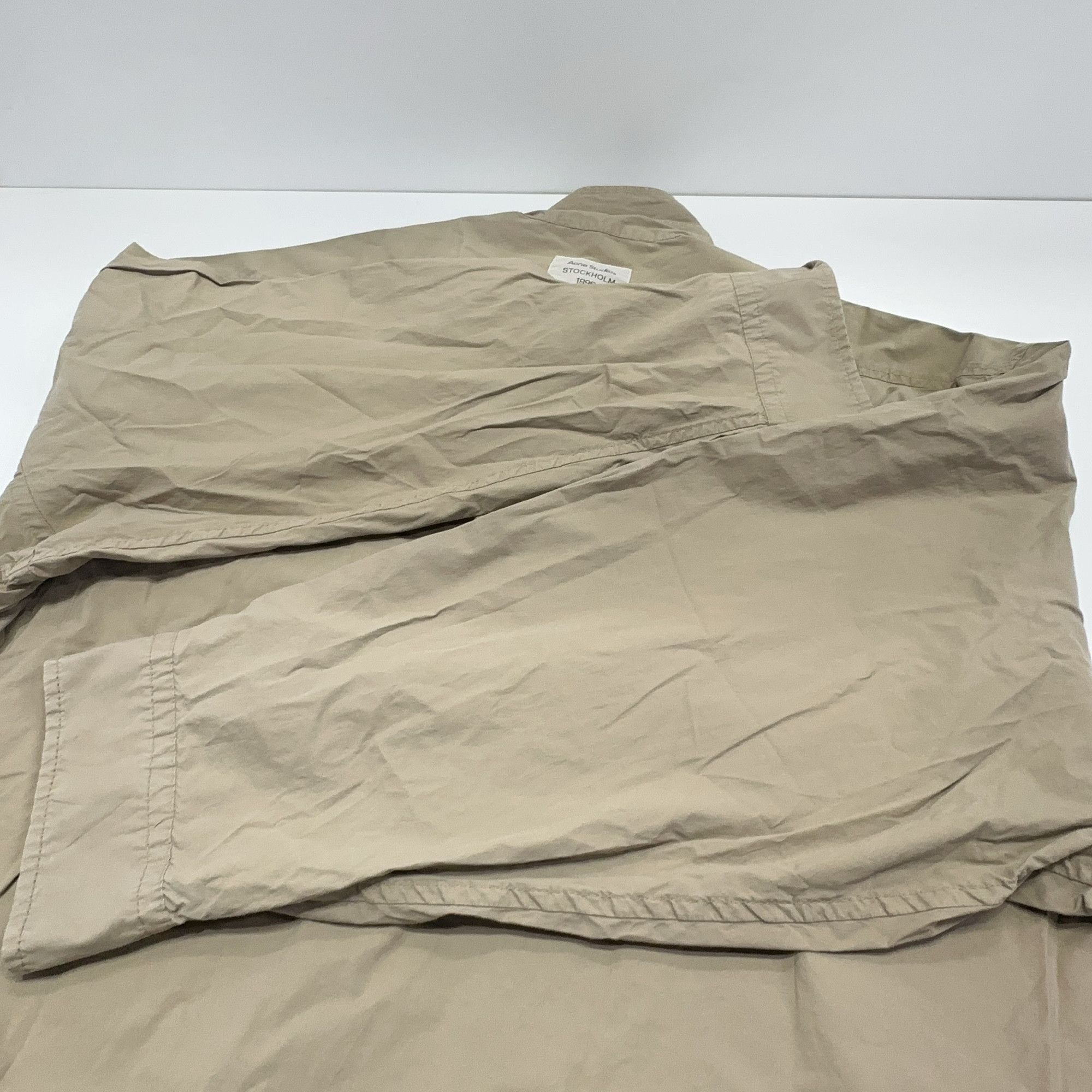 Acne Studios Acne Studios Taupe Brown Button Up Shirt 50 Size US M / EU 48-50 / 2 - 12 Thumbnail
