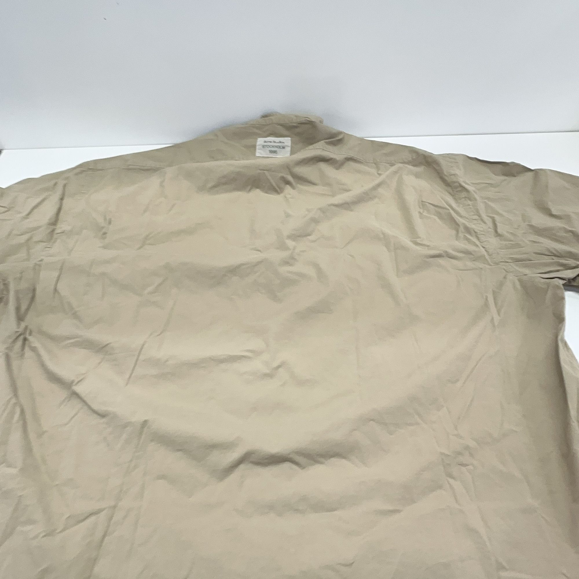 Acne Studios Acne Studios Taupe Brown Button Up Shirt 50 Size US M / EU 48-50 / 2 - 13 Thumbnail