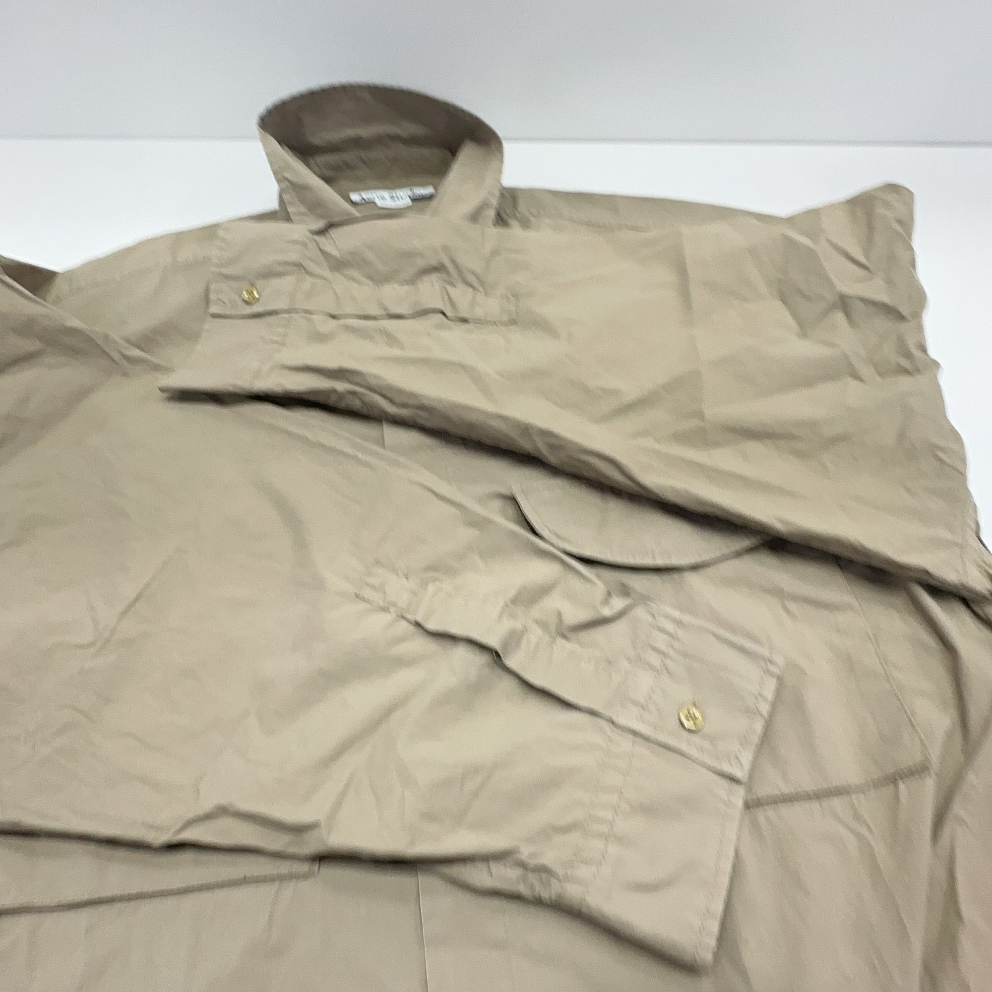 Acne Studios Acne Studios Taupe Brown Button Up Shirt 50 Size US M / EU 48-50 / 2 - 10 Thumbnail