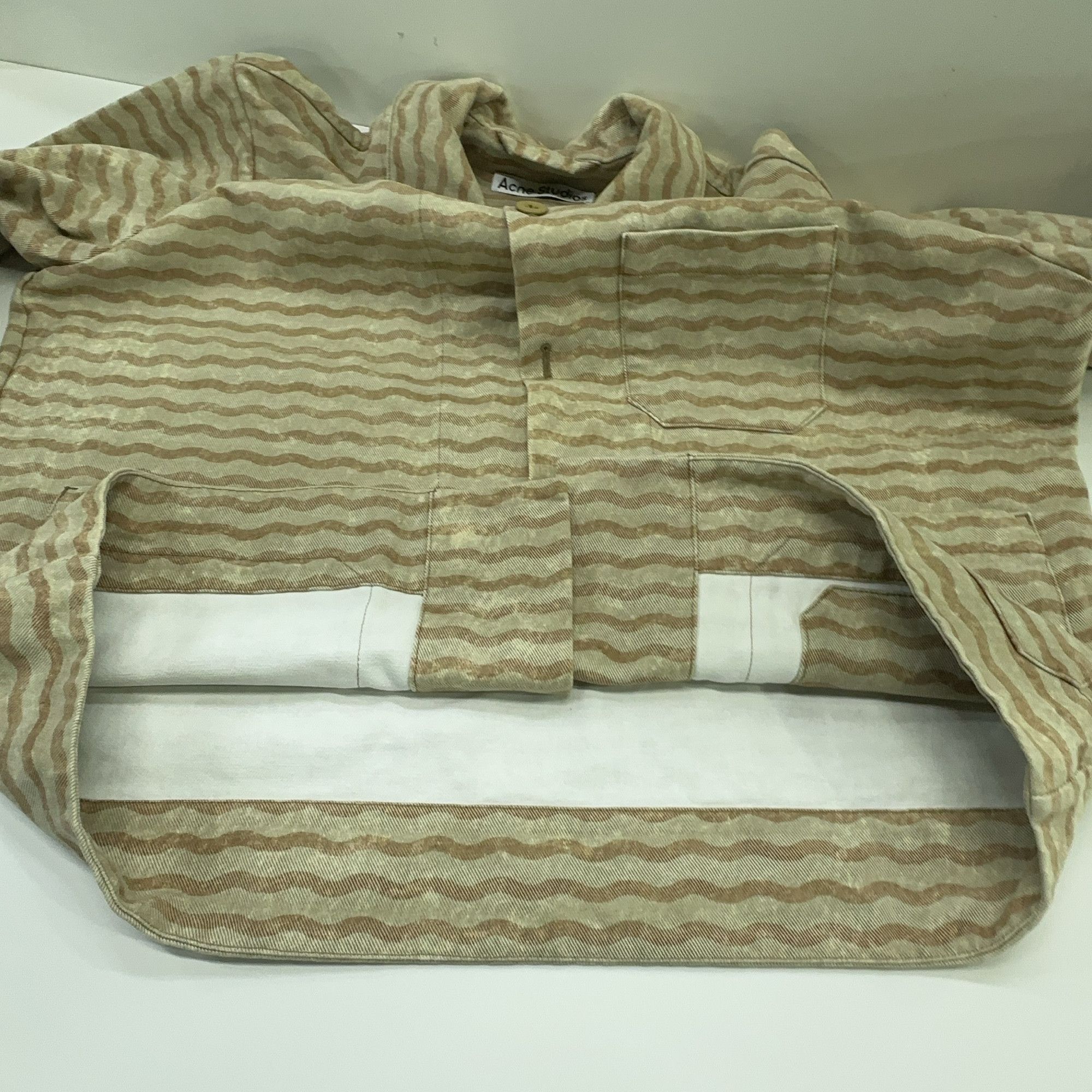 Acne Studios Acne Studios SS22 Wavy Geometric Pattern Jacket 50 Size US M / EU 48-50 / 2 - 8 Thumbnail