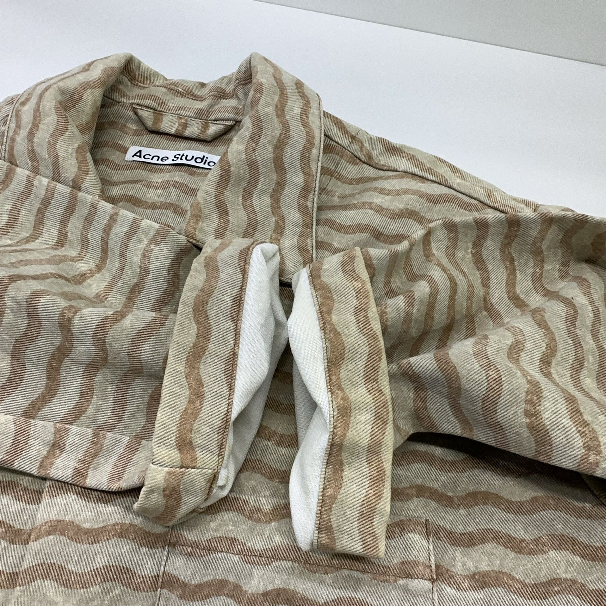 Acne Studios Acne Studios SS22 Wavy Geometric Pattern Jacket 50 Size US M / EU 48-50 / 2 - 9 Thumbnail