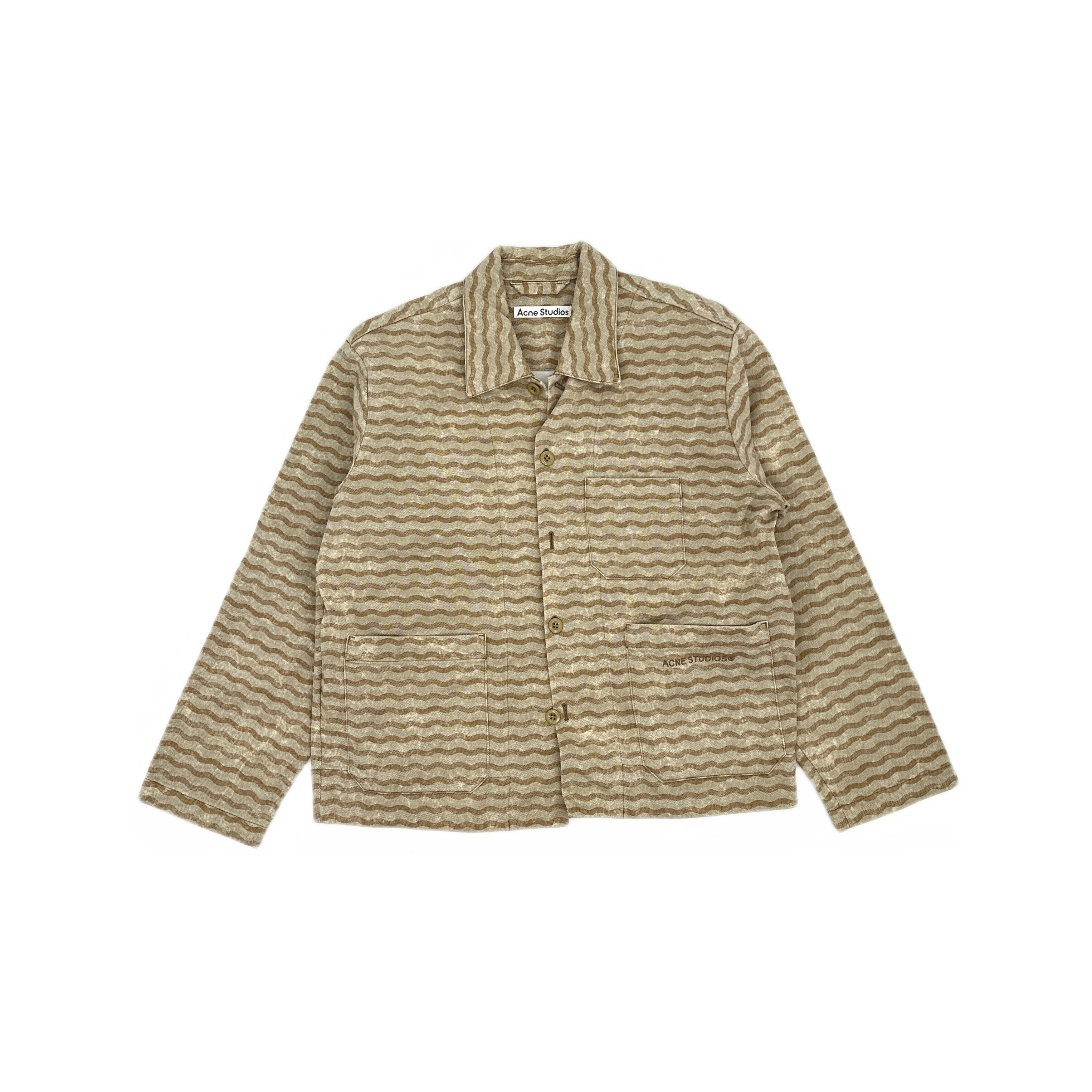 Acne Studios Acne Studios SS22 Wavy Geometric Pattern Jacket 50 Size US M / EU 48-50 / 2 - 2 Thumbnail