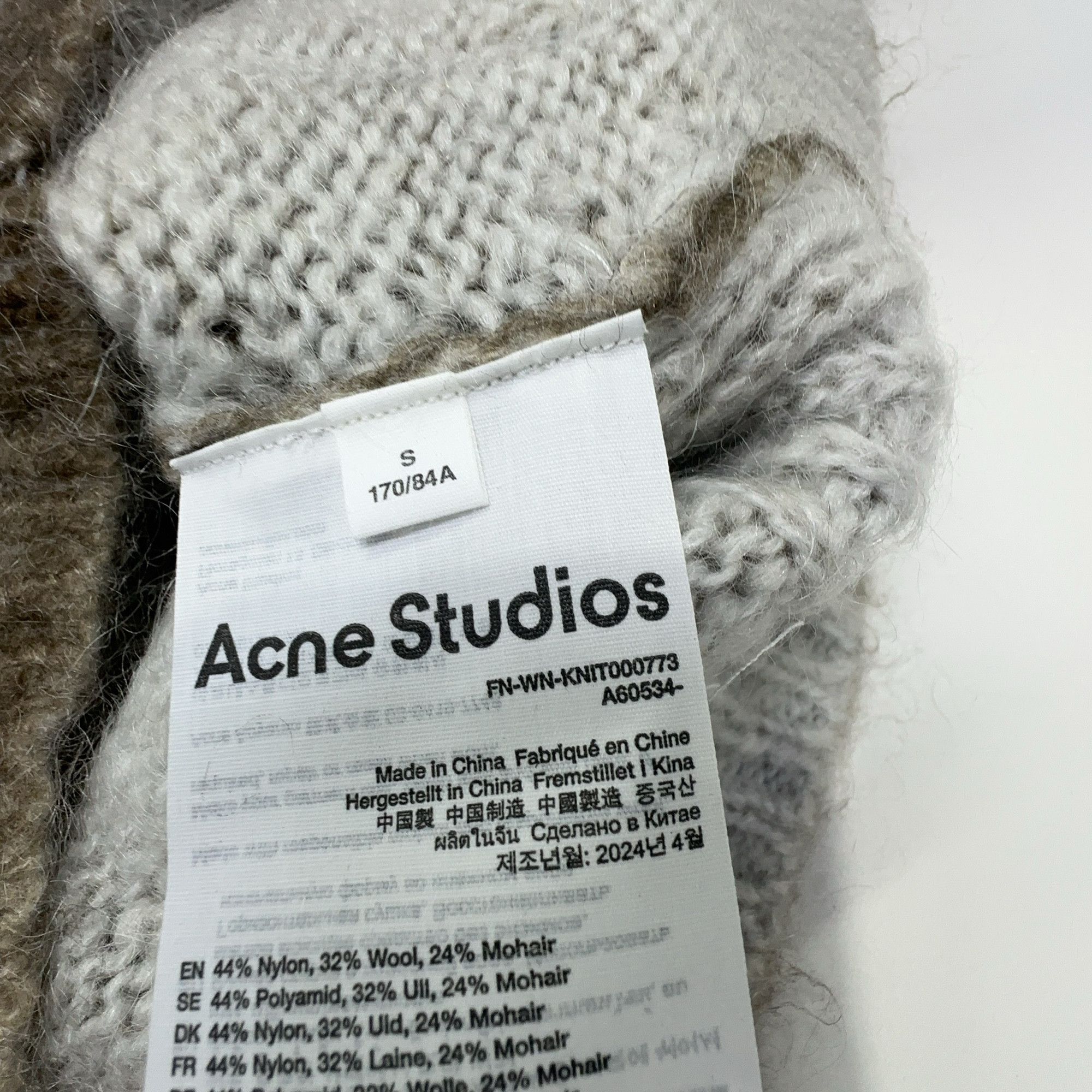 Acne Studios Acne Studios Mohair Knit Cardigan S Size S / US 4 / IT 40 - 4 Thumbnail