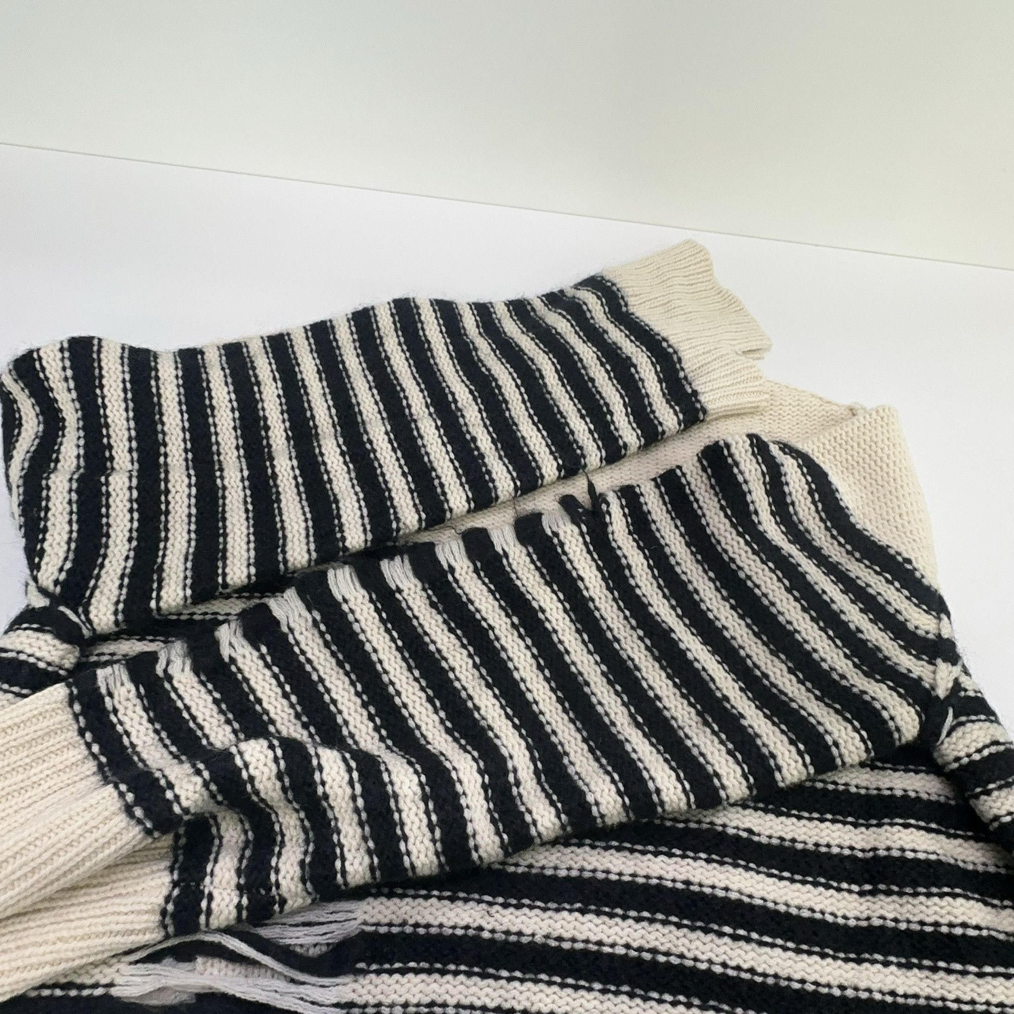 Acne Studios Acne Studios Striped Distressed Mohair Sweater S Size S / US 4 / IT 40 - 8 Thumbnail