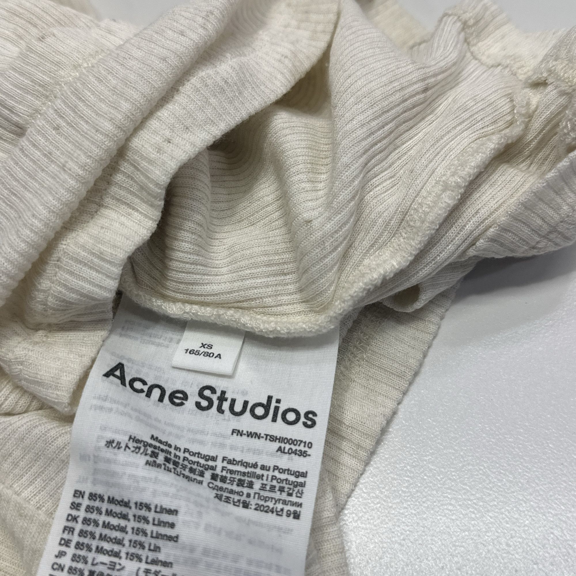 Acne Studios Acne Studios Double-Layered Logo Long Sleeve XS Size XS / US 0-2 / IT 36-38 - 5 Thumbnail