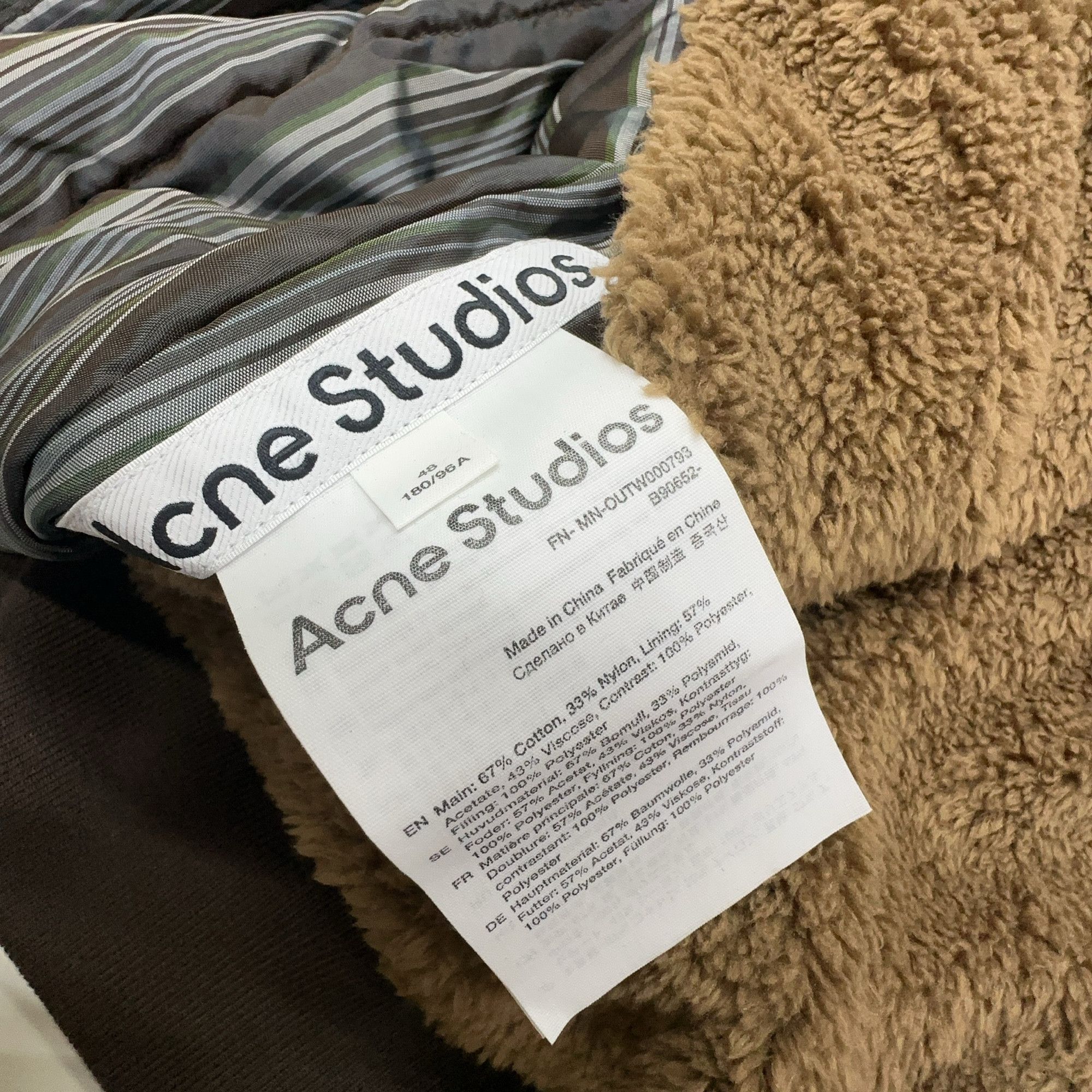 Acne Studios Acne Studios Reversible Fleece Bomber Jacket Size 48 Size US M / EU 48-50 / 2 - 6 Thumbnail