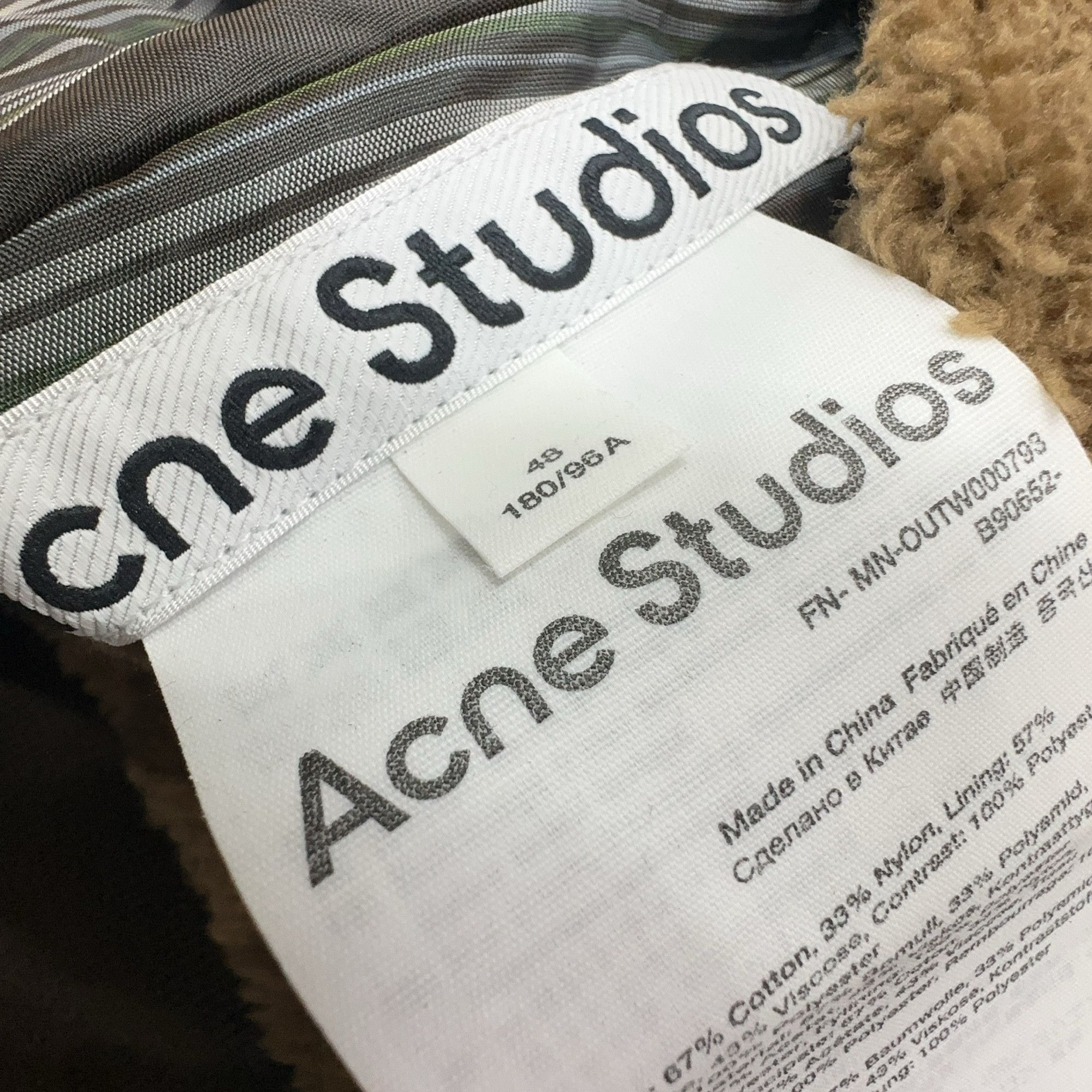 Acne Studios Acne Studios Reversible Fleece Bomber Jacket Size 48 Size US M / EU 48-50 / 2 - 7 Thumbnail