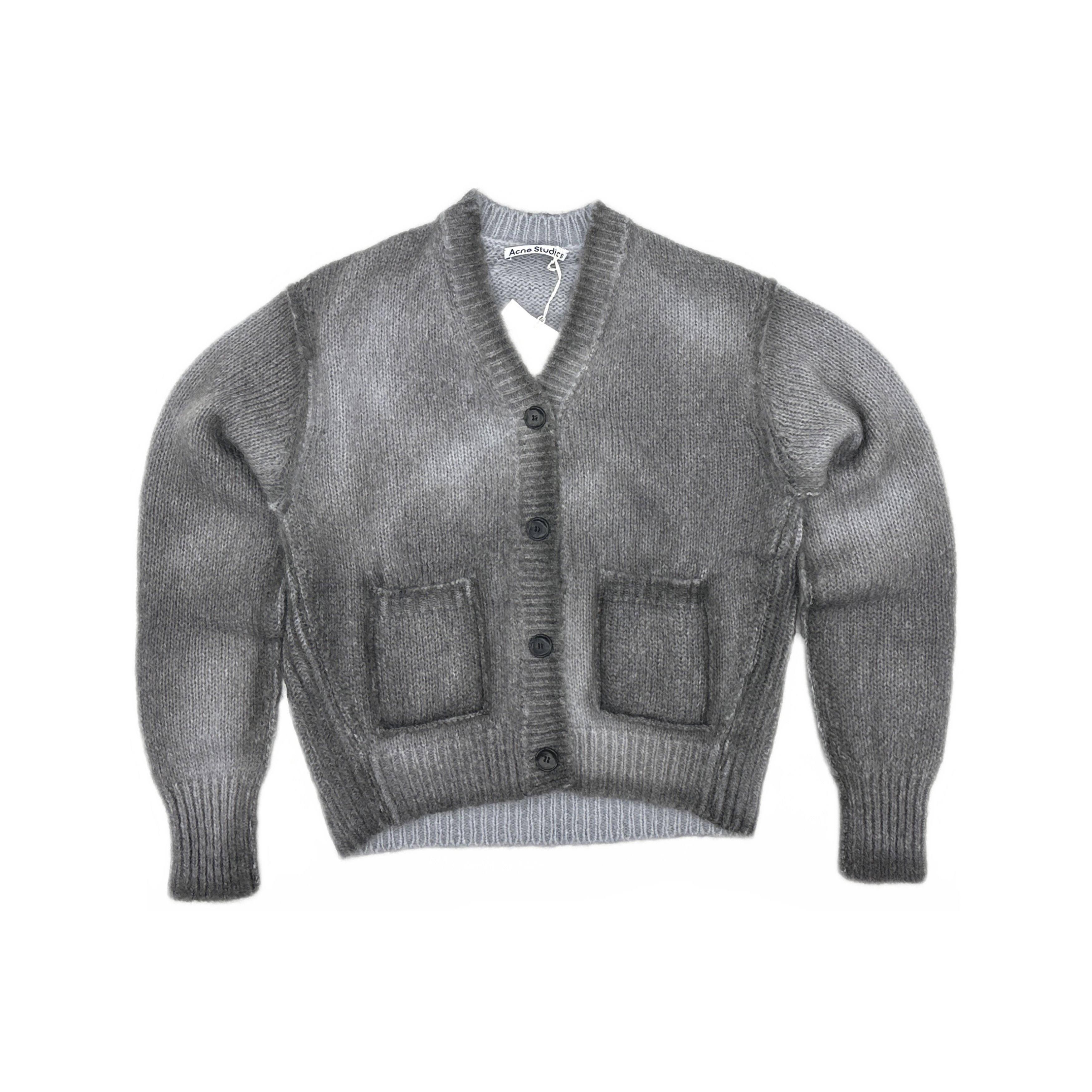 Acne Studios Acne Studios V-Neck Mohair Blend Cardigan S Size S / US 4 / IT 40 - 2 Thumbnail