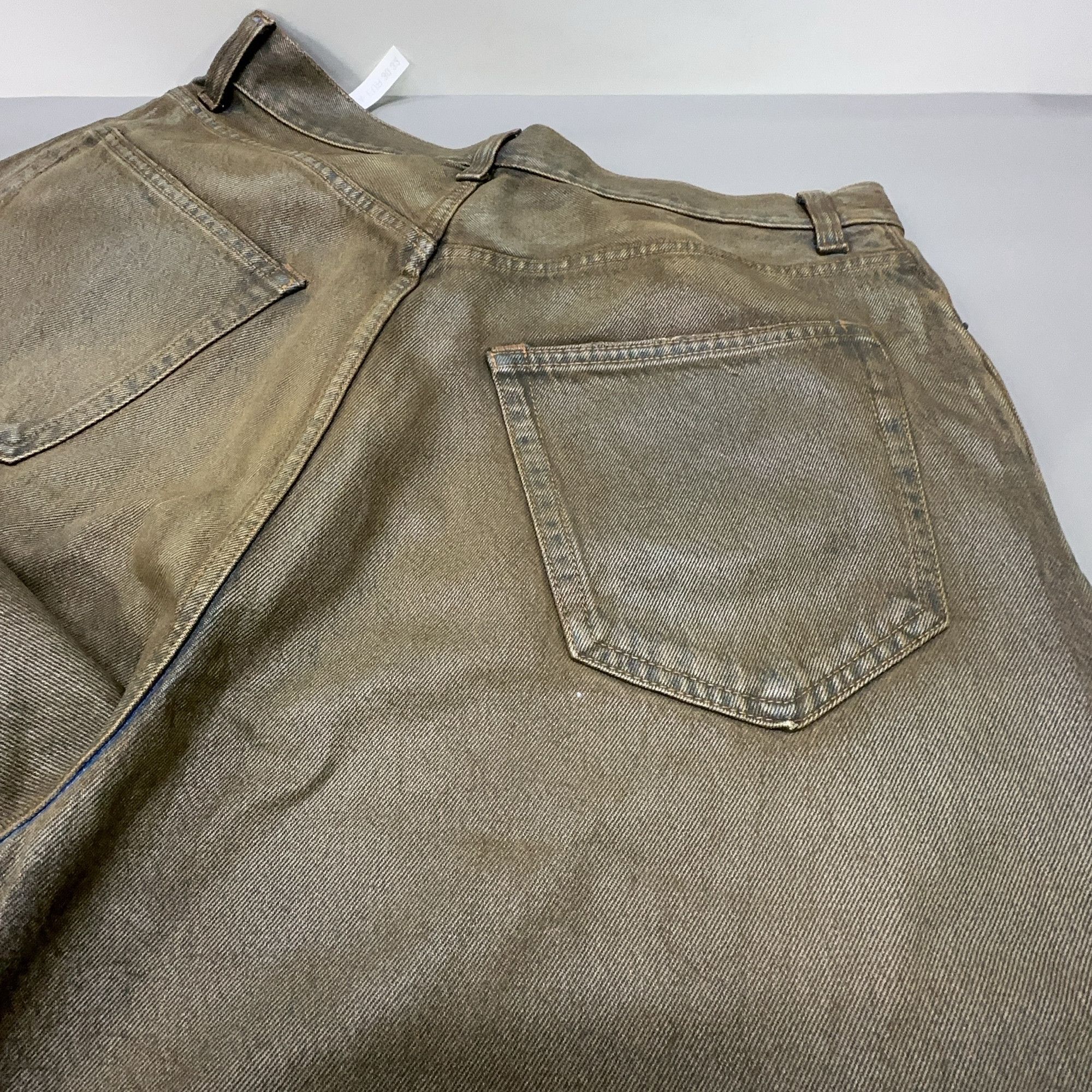 Acne Studios Acne Studios Distressed Waxed Jeans 30/32 Size US 30 / EU 46 - 10 Thumbnail