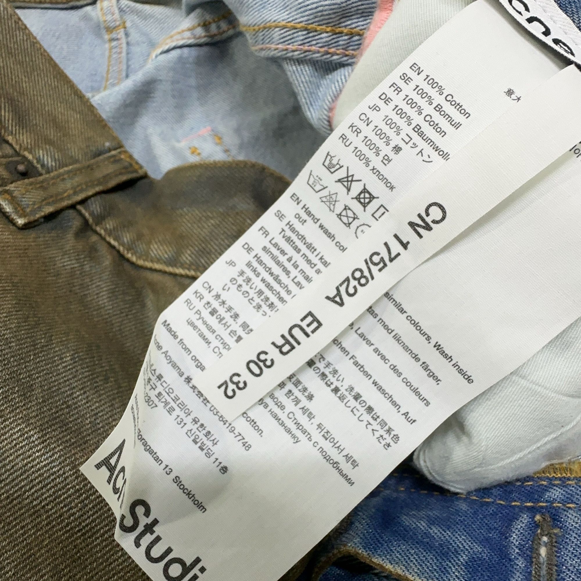 Acne Studios Acne Studios Distressed Waxed Jeans 30/32 Size US 30 / EU 46 - 5 Thumbnail