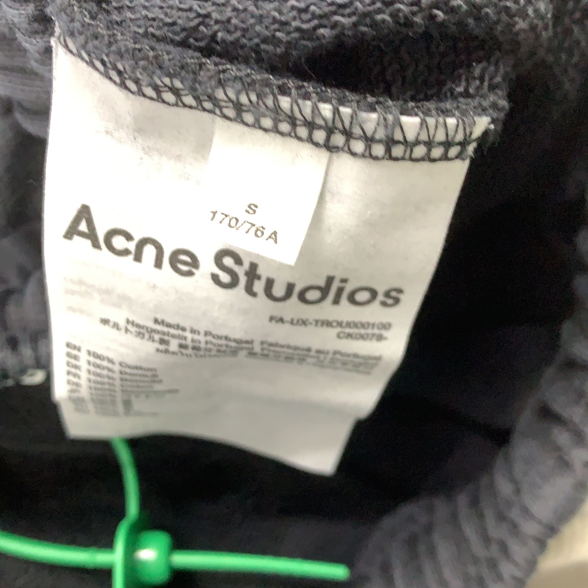 Acne Studios Acne Studios Black Cotton Sweatpants Size S Size US 30 / EU 46 - 3 Thumbnail