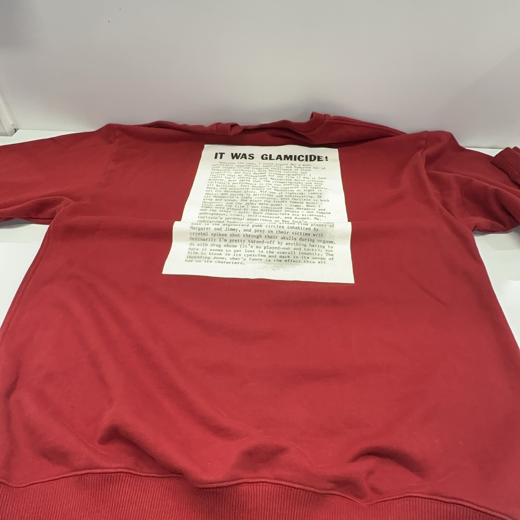 Acne Studios Acne Studios Propaganda Print Sweatshirt Size S Size US S / EU 44-46 / 1 - 13 Thumbnail