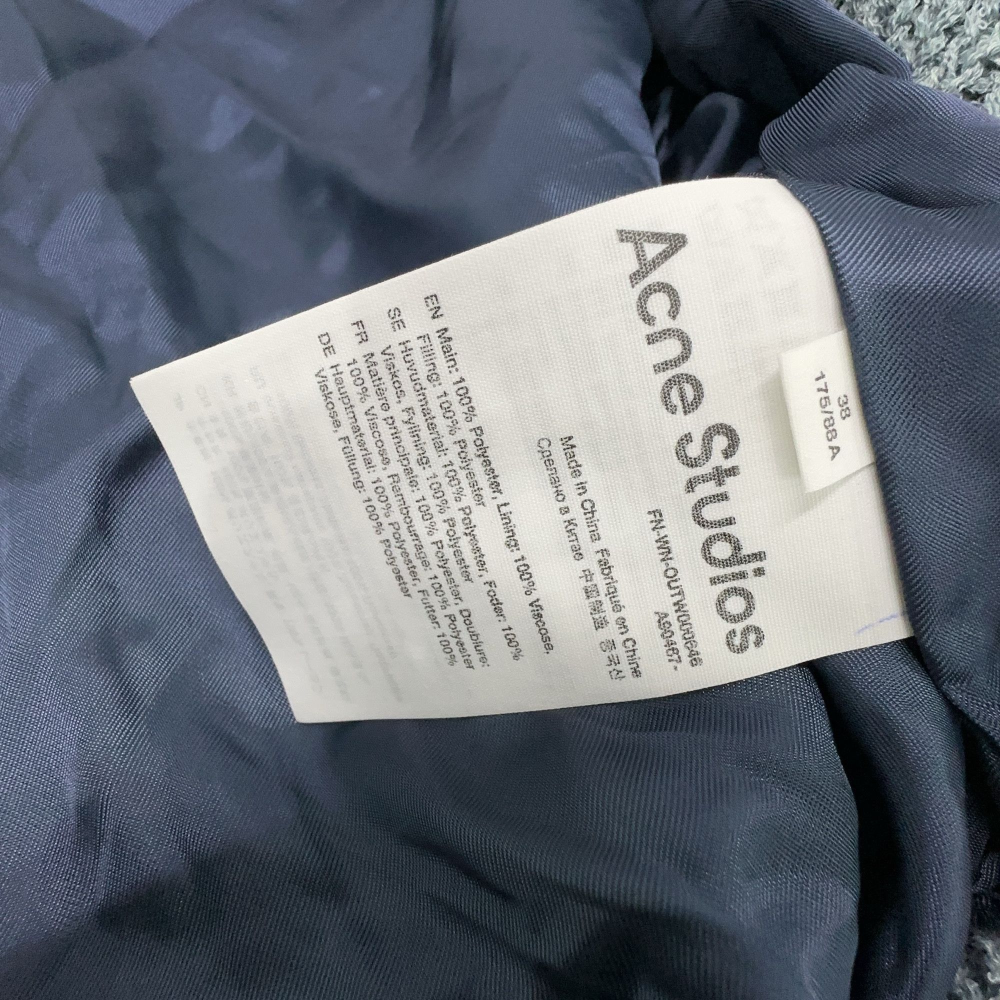 Acne Studios Acne Studios Blue Pocket Bomber Jacket 38 Size S / US 4 / IT 40 - 4 Thumbnail