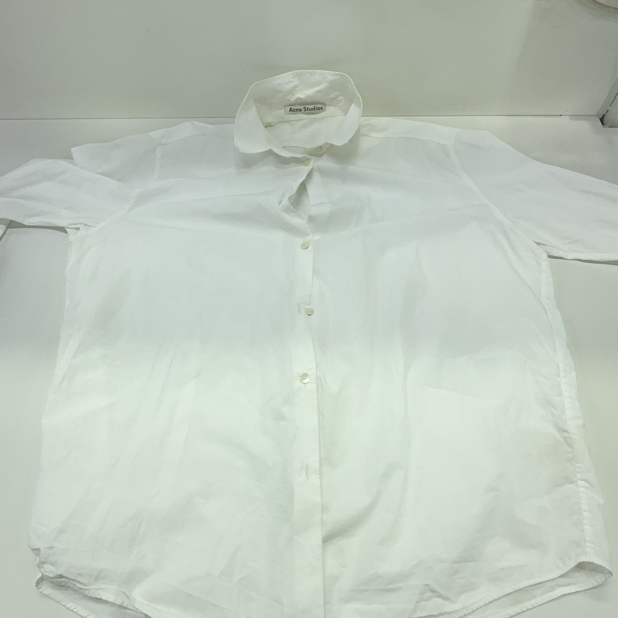 Acne Studios Acne Studios Leia Poplin Button Up Shirt 36 Size XS / US 0-2 / IT 36-38 - 7 Thumbnail