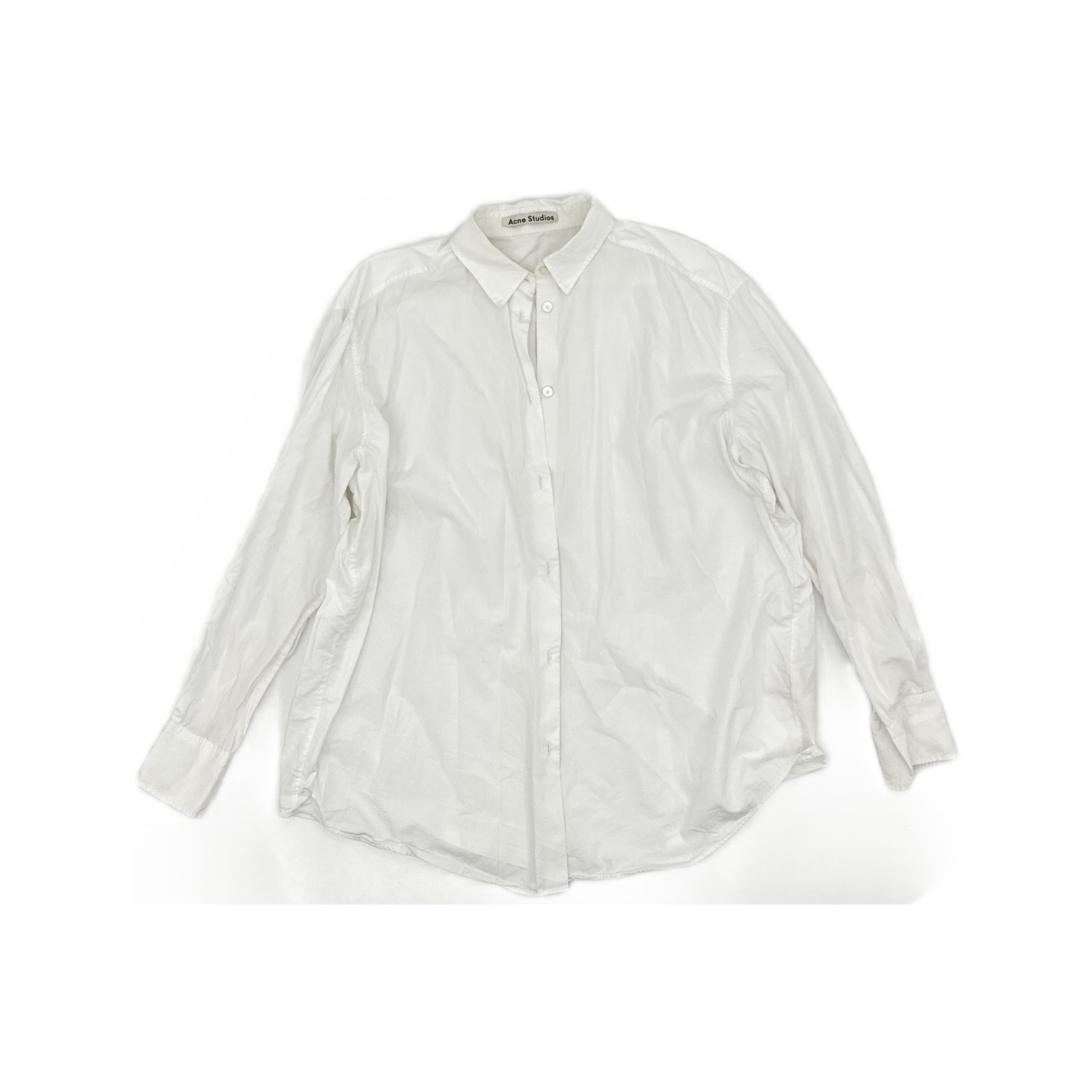 Acne Studios Acne Studios Leia Poplin Button Up Shirt 36 Size XS / US 0-2 / IT 36-38 - 2 Thumbnail