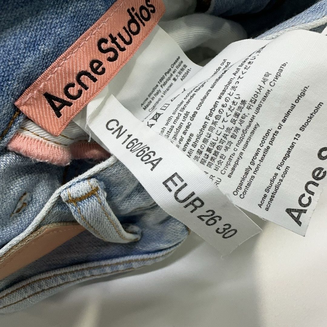 Acne Studios Acne Studios 1990 Pale Crease Flare Jeans 26 Size 26" / US 2 / IT 38 - 5 Thumbnail