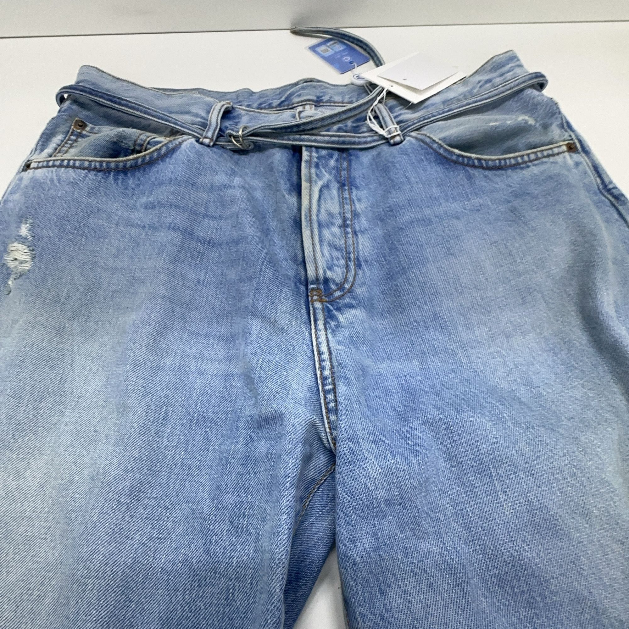 Acne Studios Acne Studios Straight Leg Belted Jeans 32 Size 32" / US 10 / IT 46 - 7 Thumbnail