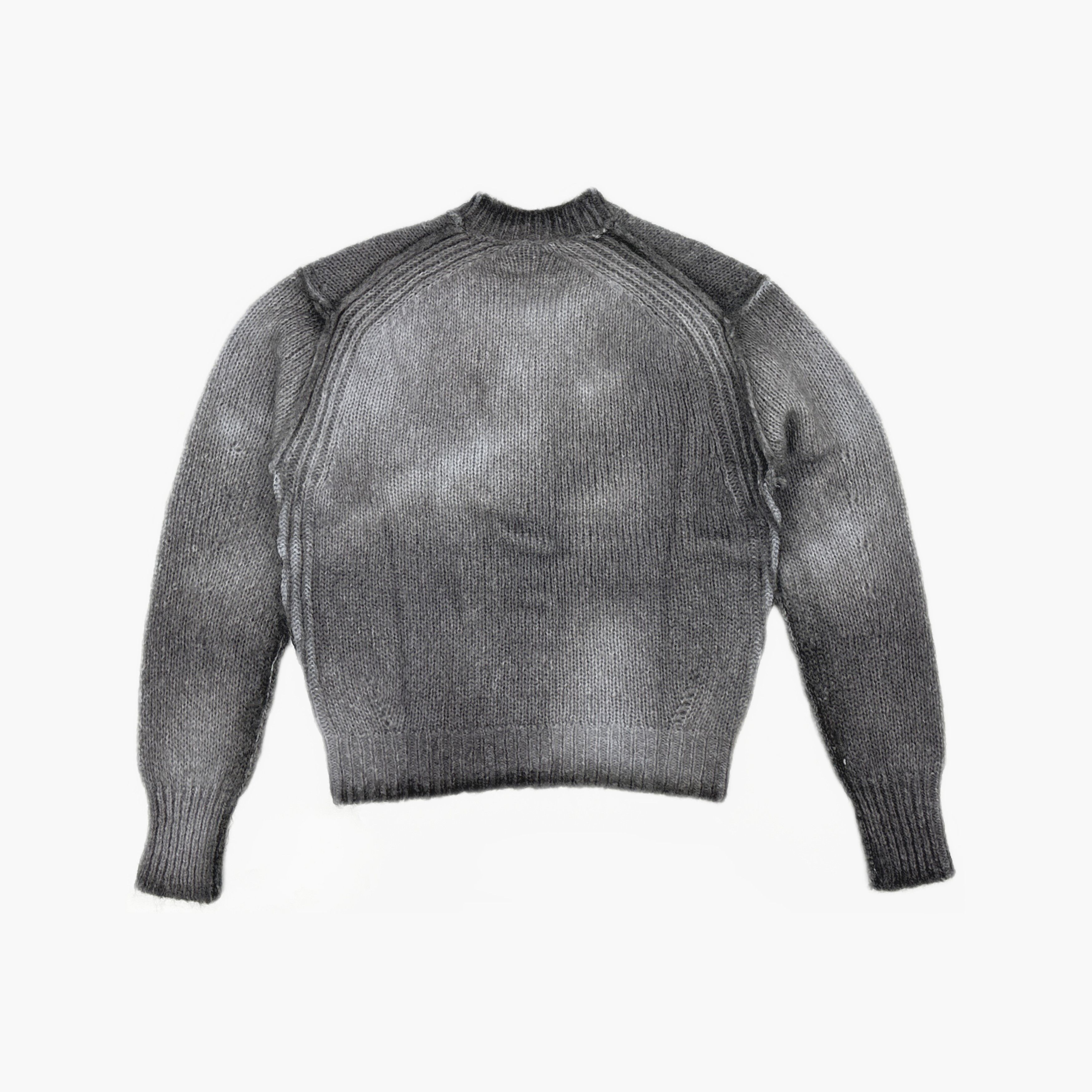 Acne Studios Acne Studios Grey Mohair V-Neck Cardigan XXS Size XXS / US 00 / IT 34 - 3 Thumbnail