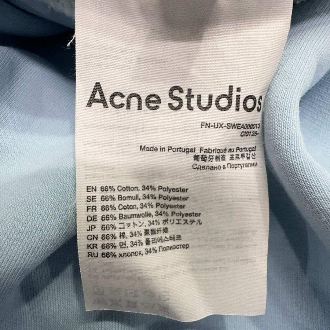Acne Studios Acne Studios Light Blue Hoodie S Size US S / EU 44-46 / 1 - 5 Thumbnail