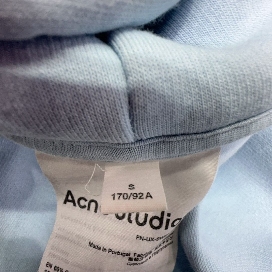 Acne Studios Acne Studios Light Blue Hoodie S Size US S / EU 44-46 / 1 - 4 Thumbnail