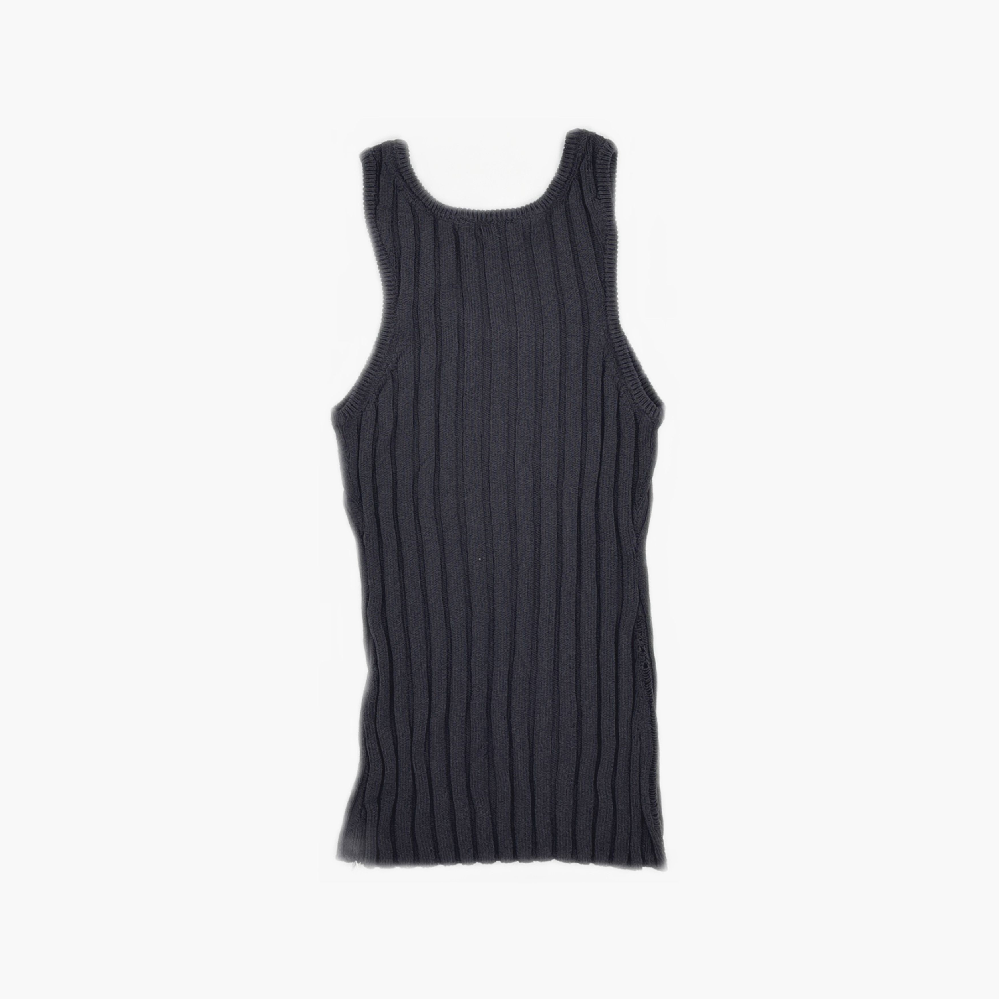 Acne Studios Acne Studios Ribbed Knit Tank Top Gray S Size S / US 4 / IT 40 - 3 Thumbnail