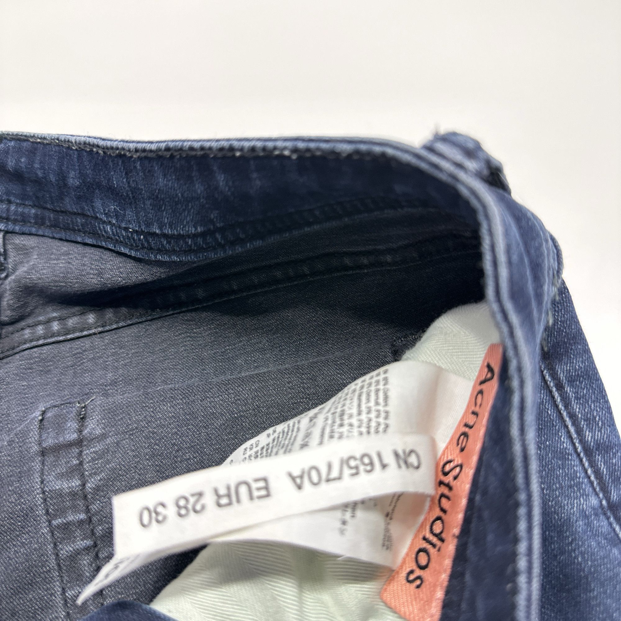 Acne Studios Acne Studios Climb Blue Black Skinny Jeans 28 Size 28" / US 6 / IT 42 - 4 Thumbnail