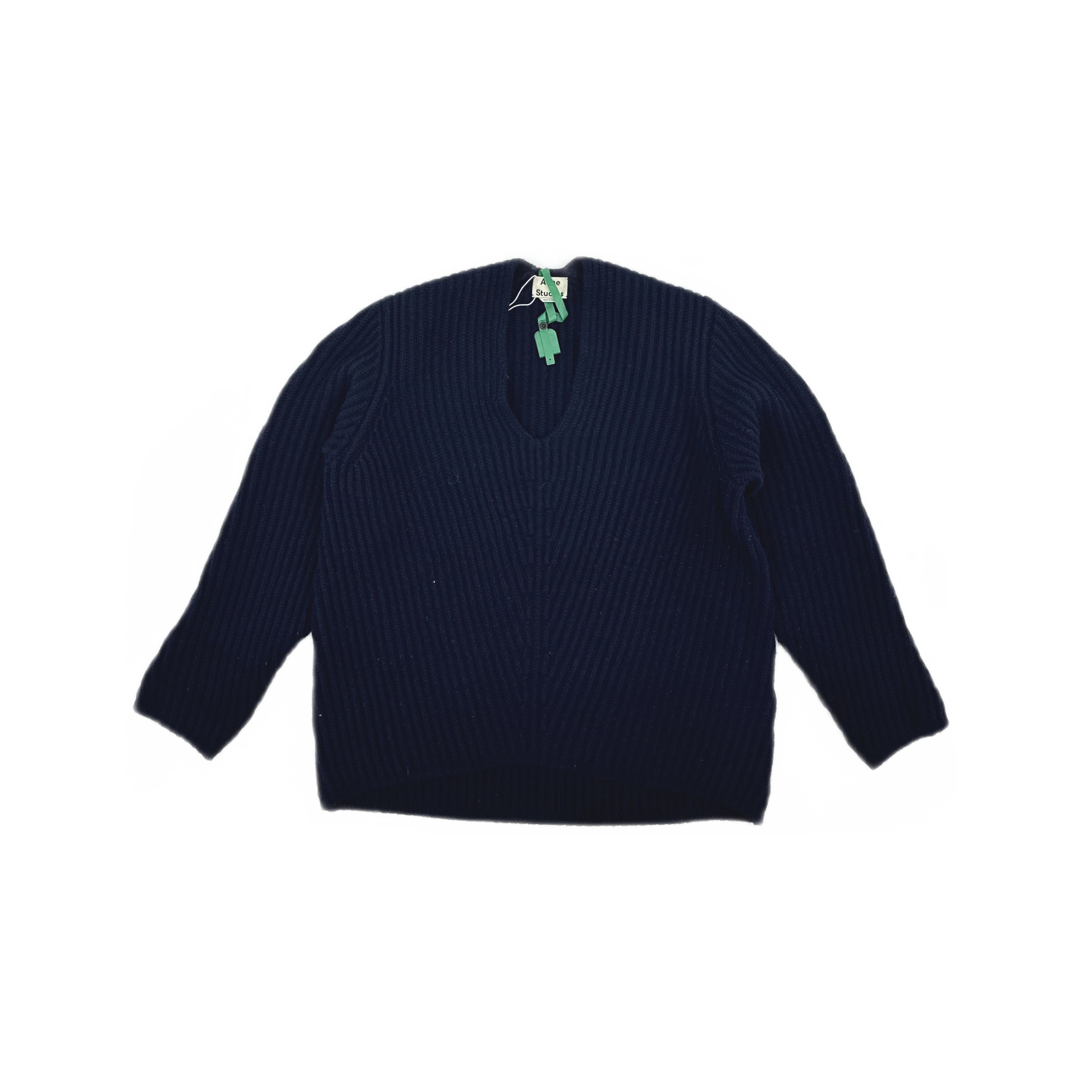 Acne Studios Acne Studios Deborah V-Neck Wool Sweater XS Size XS / US 0-2 / IT 36-38 - 2 Thumbnail