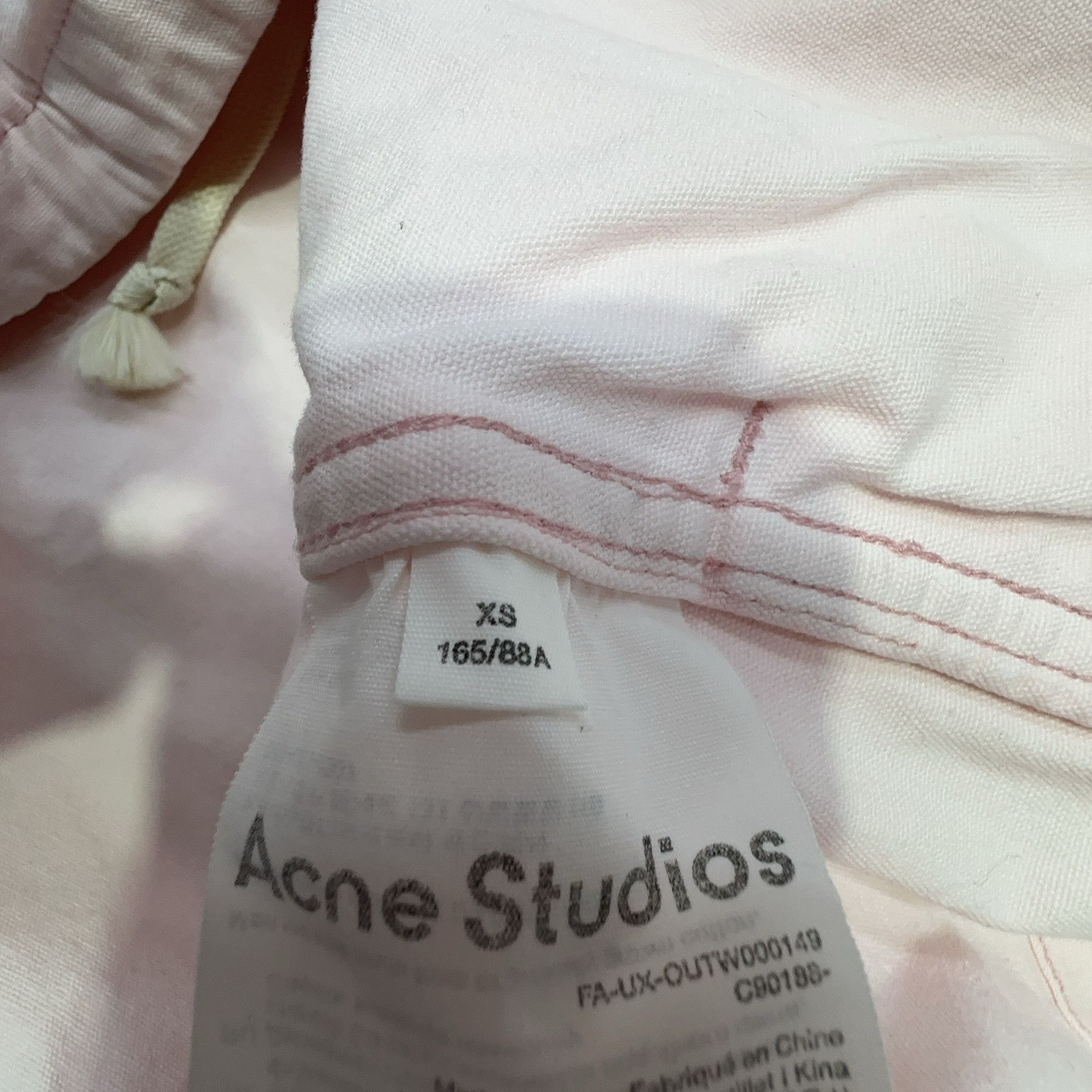 Acne Studios Acne Studios FW24 Pink Hooded Zip Jacket XS Size US XS / EU 42 / 0 - 4 Thumbnail