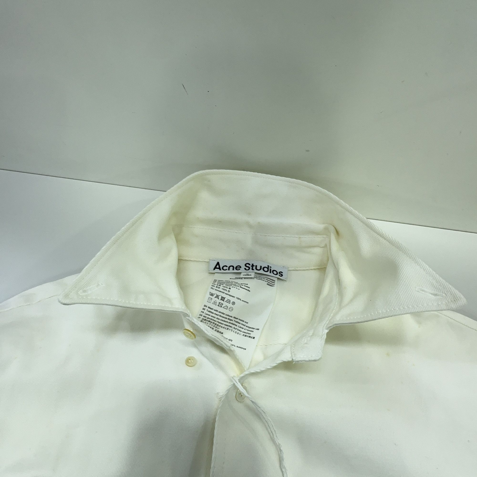 Acne Studios Acne Studios Cotton Button Down Shirt 44 Size US S / EU 44-46 / 1 - 7 Thumbnail