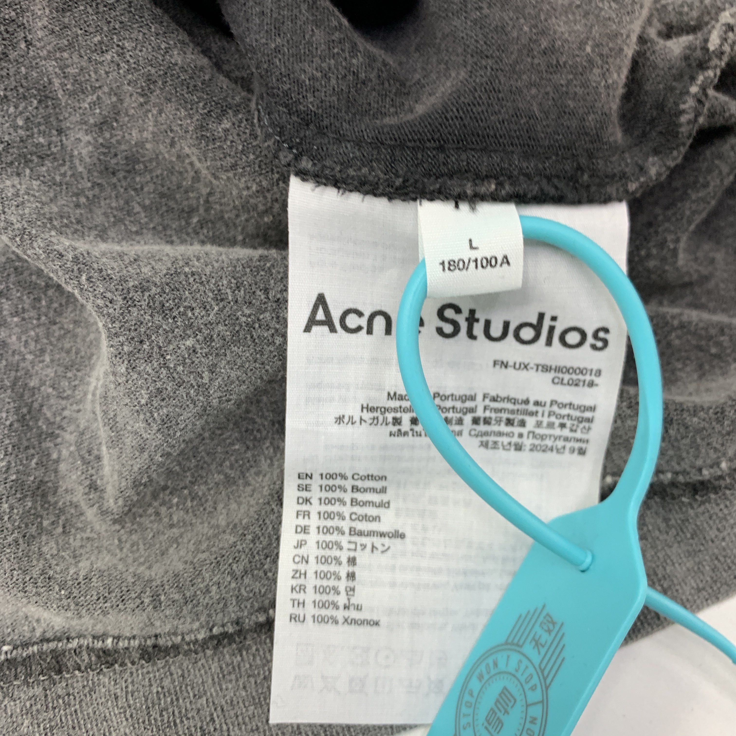 Acne Studios Acne Studios Faded Cotton T-Shirt Size L Size US L / EU 52-54 / 3 - 5 Thumbnail