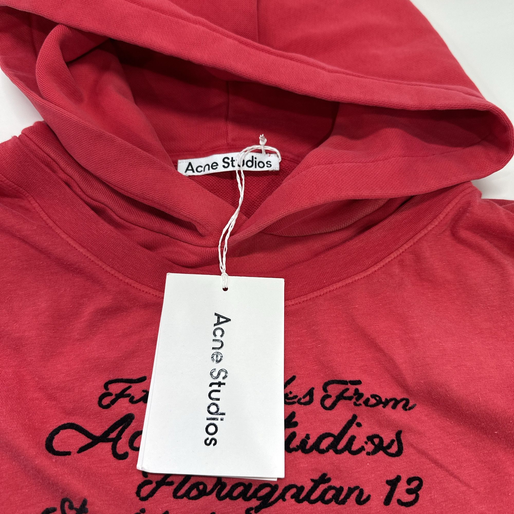 Acne Studios Acne Studios Red Layered Hoodie XS Size XS / US 0-2 / IT 36-38 - 4 Thumbnail