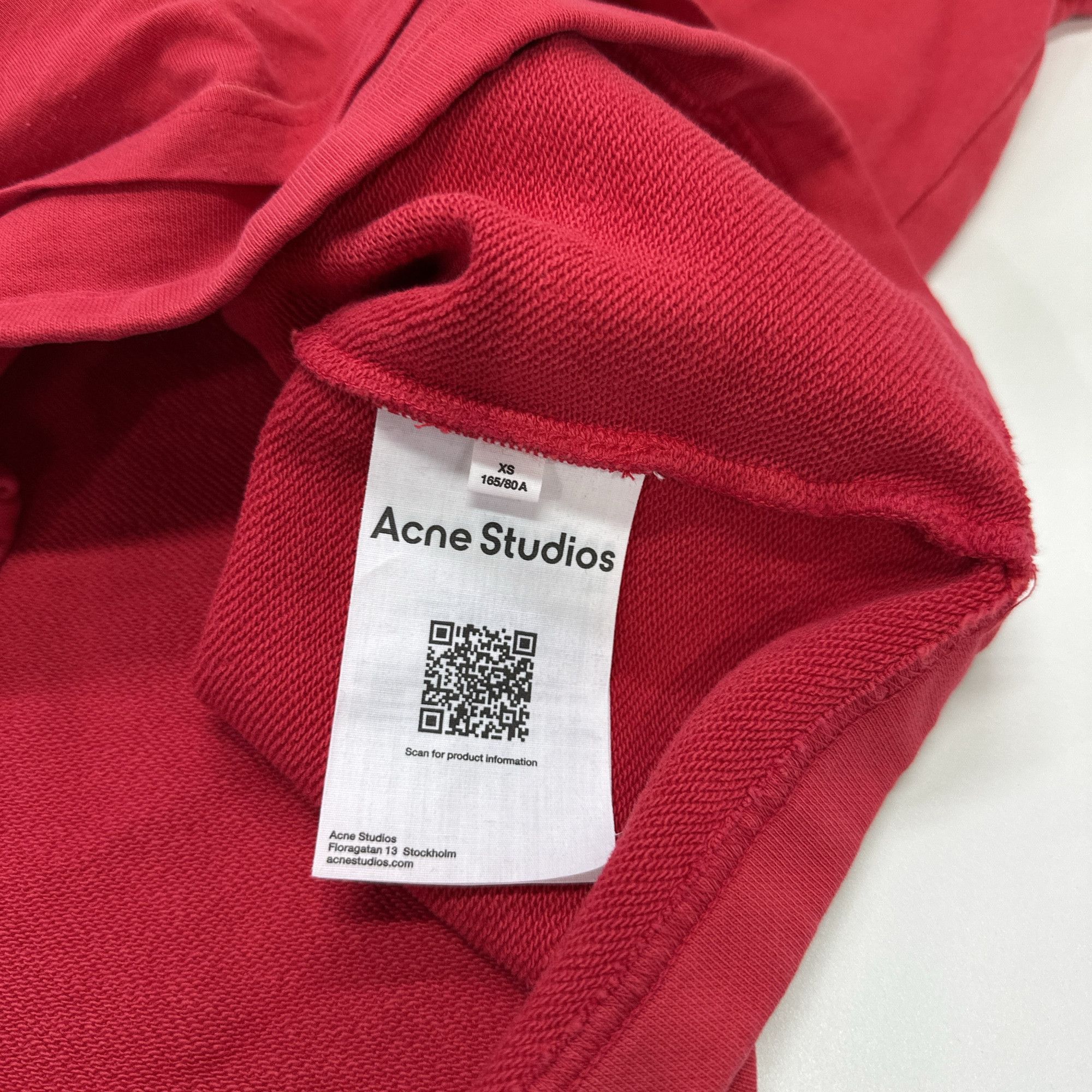 Acne Studios Acne Studios Red Layered Hoodie XS Size XS / US 0-2 / IT 36-38 - 5 Thumbnail
