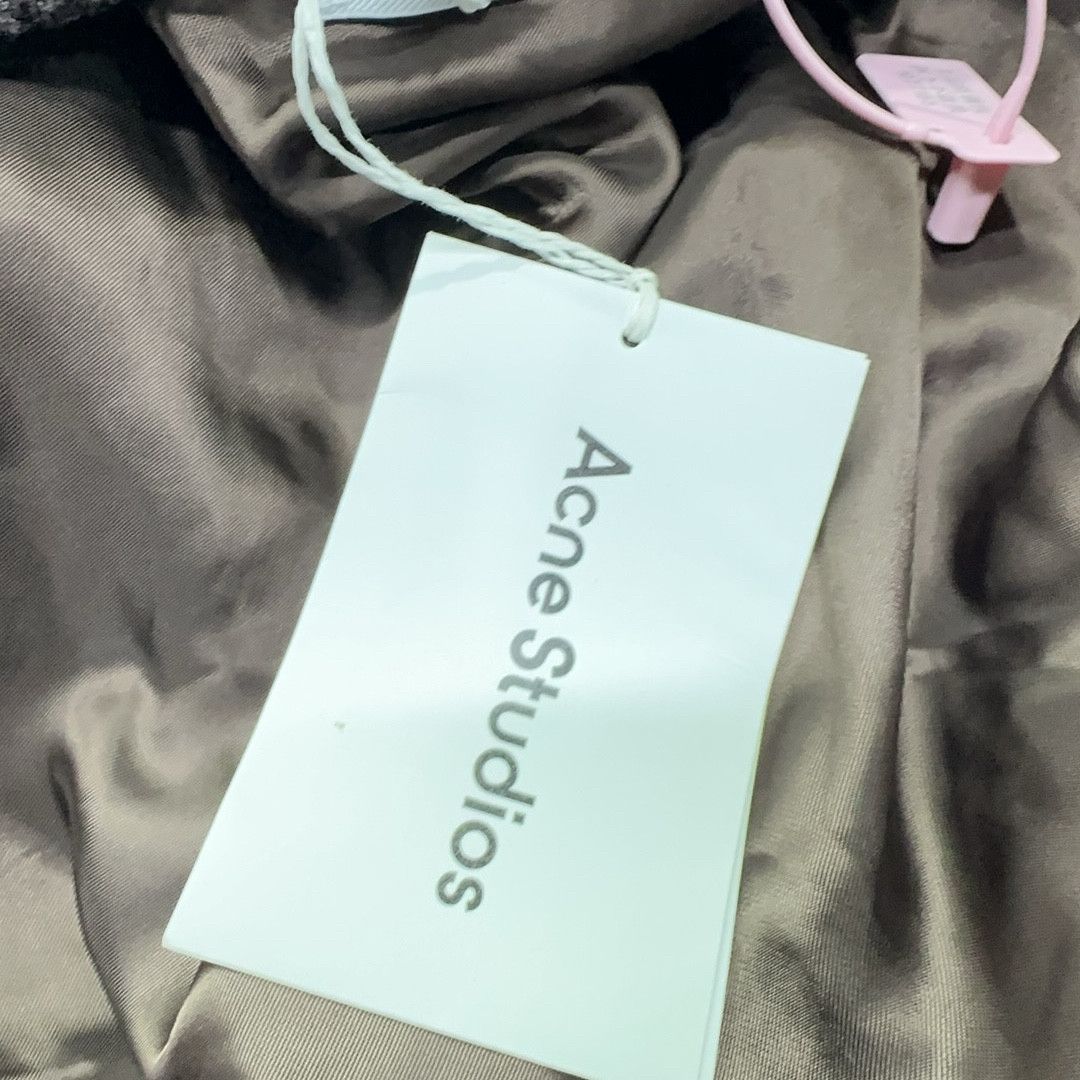 Acne Studios Acne Studios Brown Cropped Bomber Jacket Size 32 Size XXS / US 00 / IT 34 - 5 Thumbnail